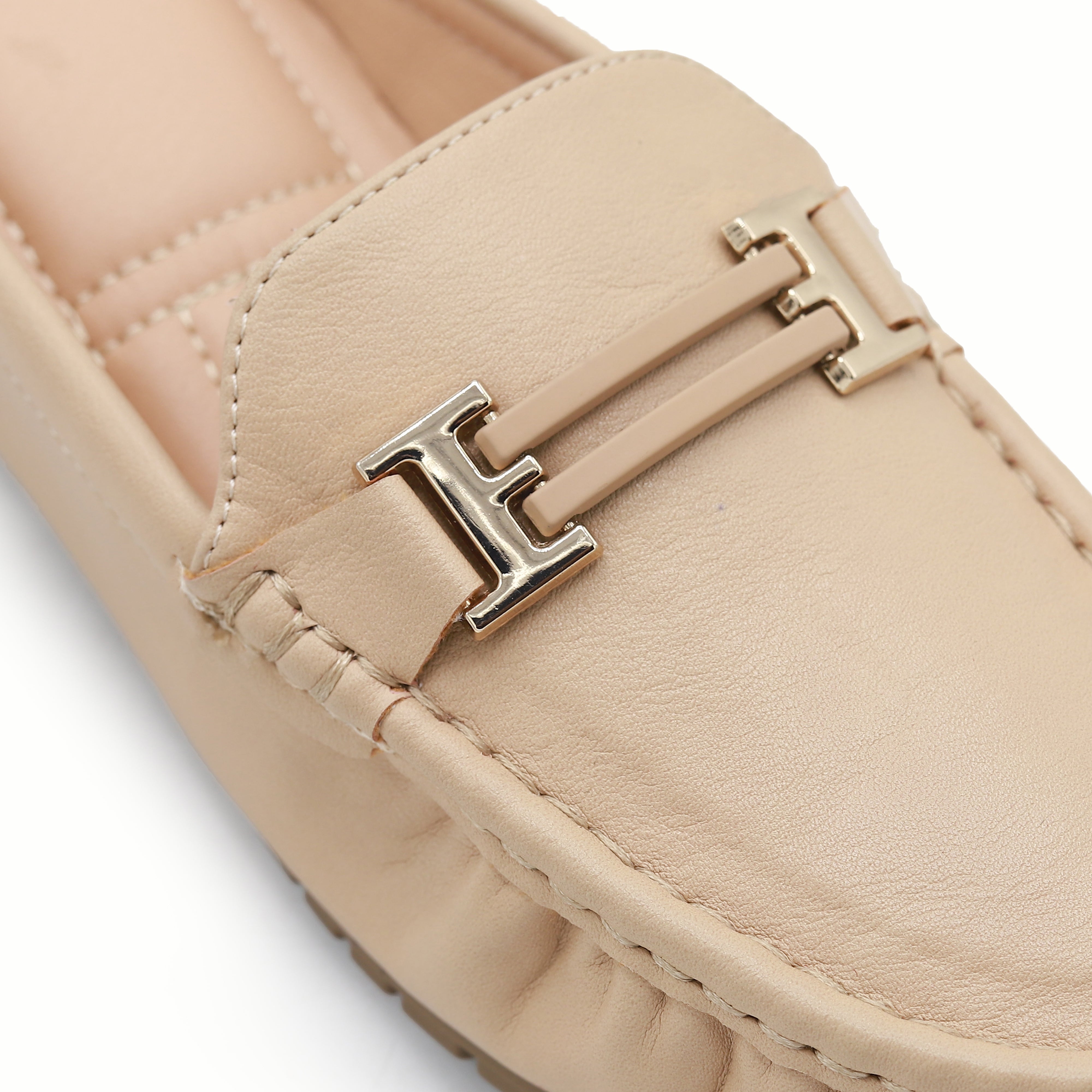 Chic Beige Loafer Mules 8007222 Beige