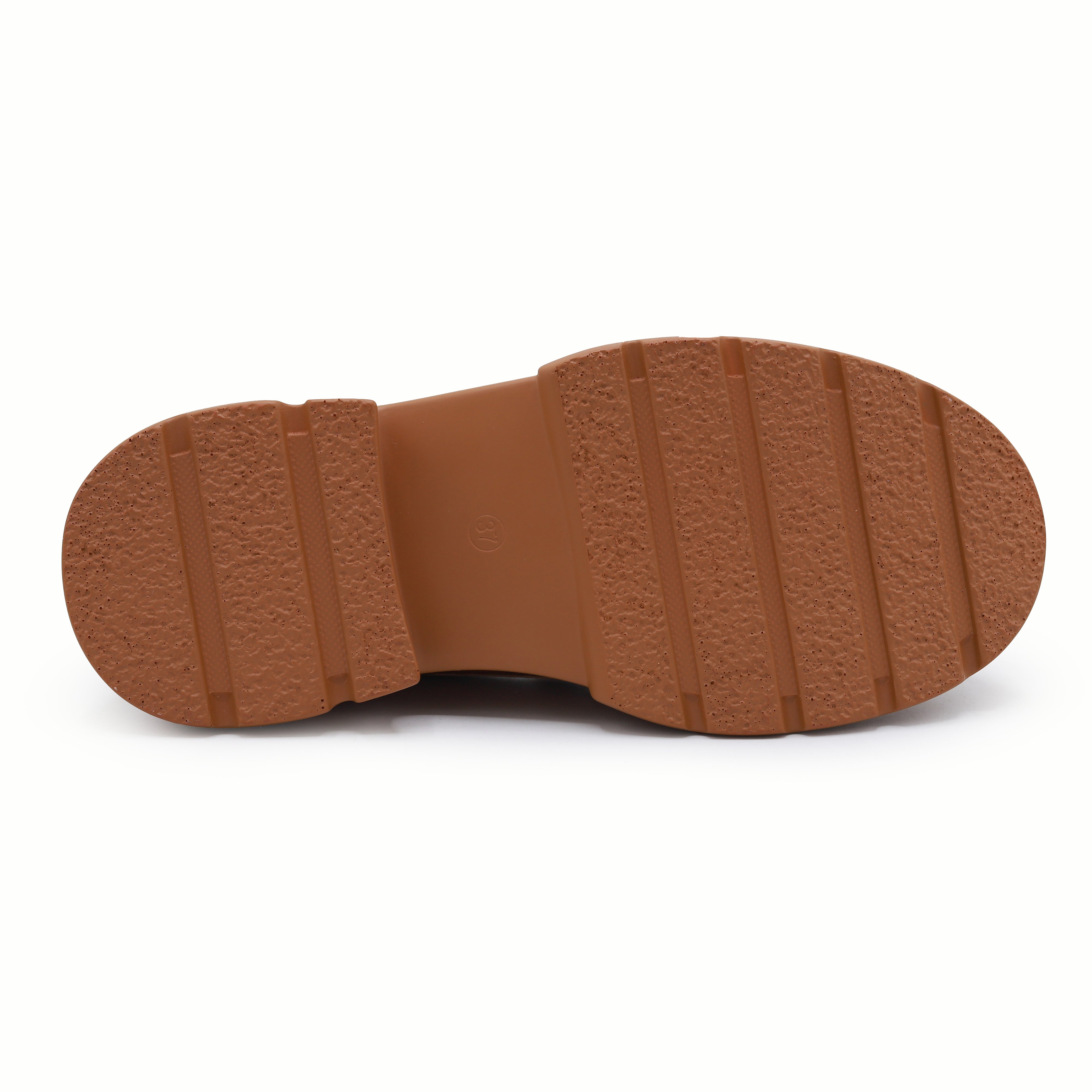 Modern Tan Chunky Platform Loafers 8004425 Tan