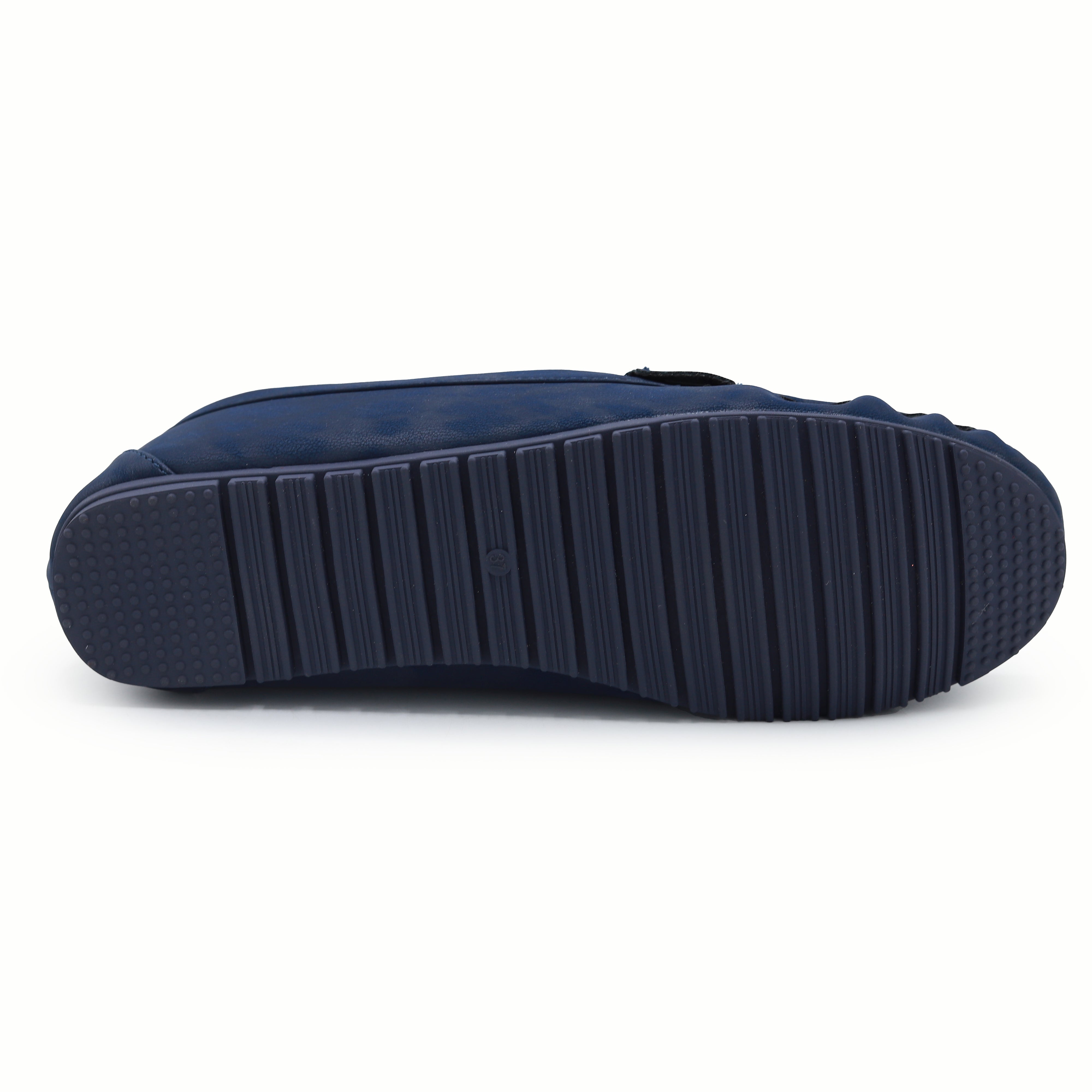 Classic Navy Blue Loafers with Buckle Detail 8004350 Navy