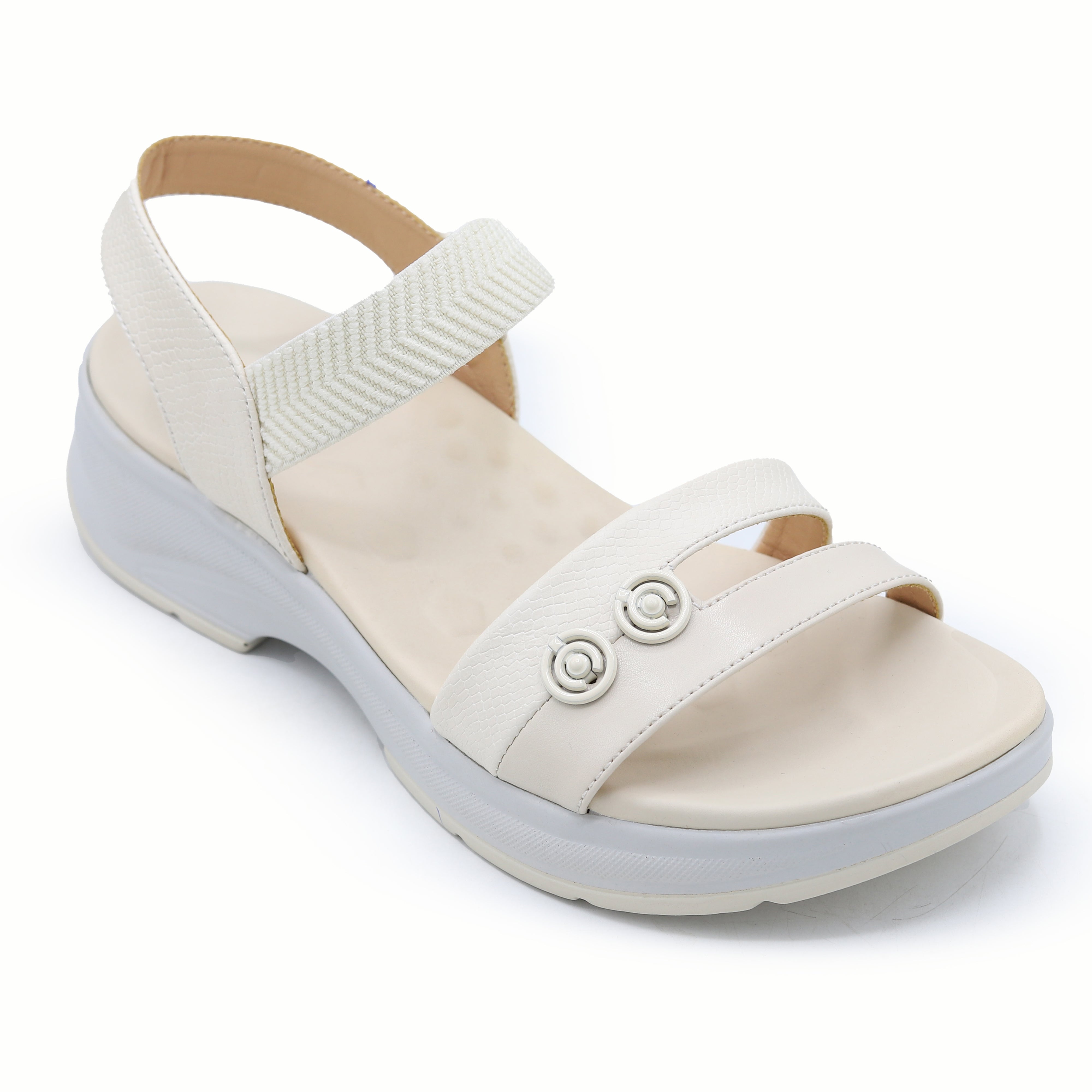 Off White Platform Sandals 8002213 Fawn