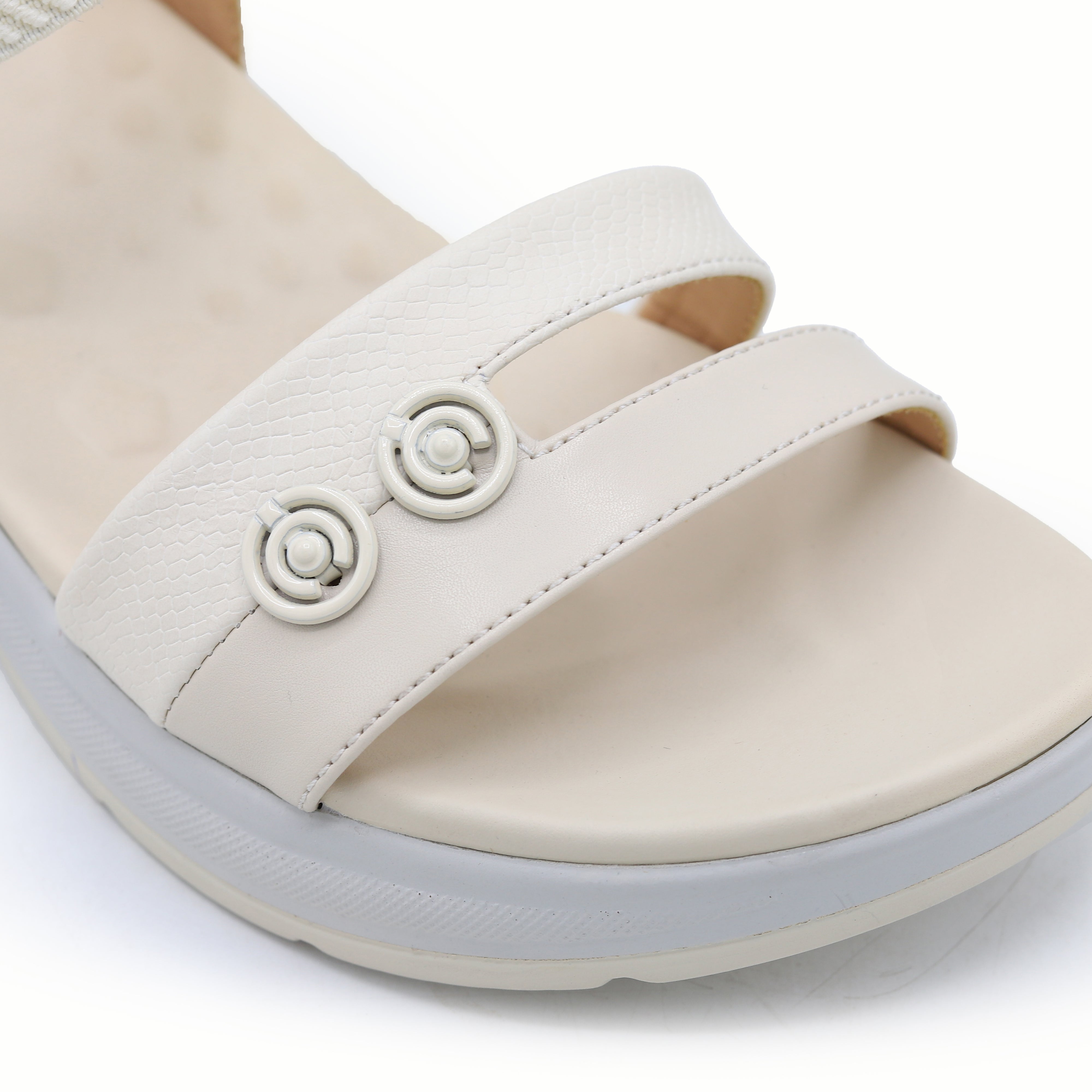 Off White Platform Sandals 8002213 Fawn