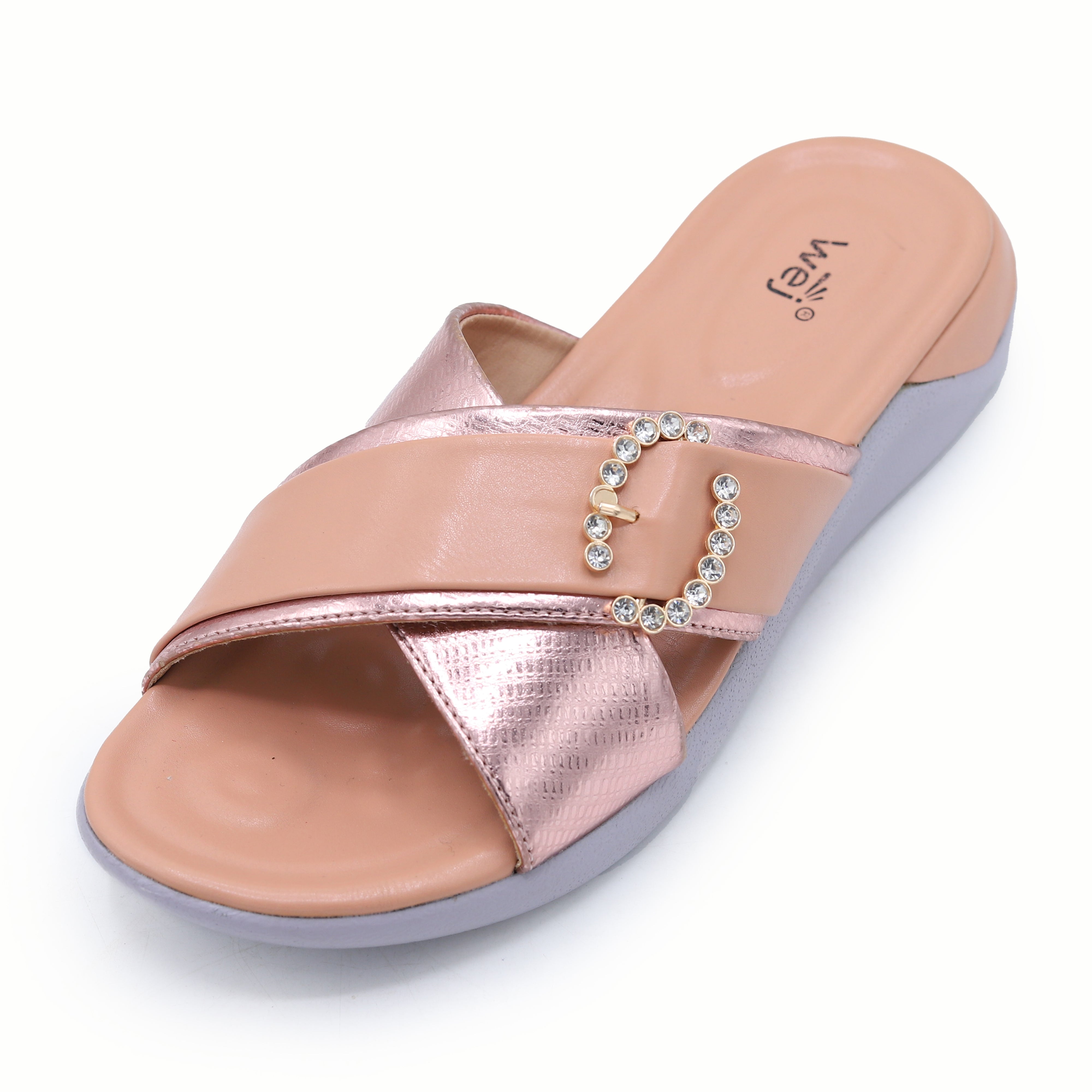 Rose Gold Slides 8003457 Peach