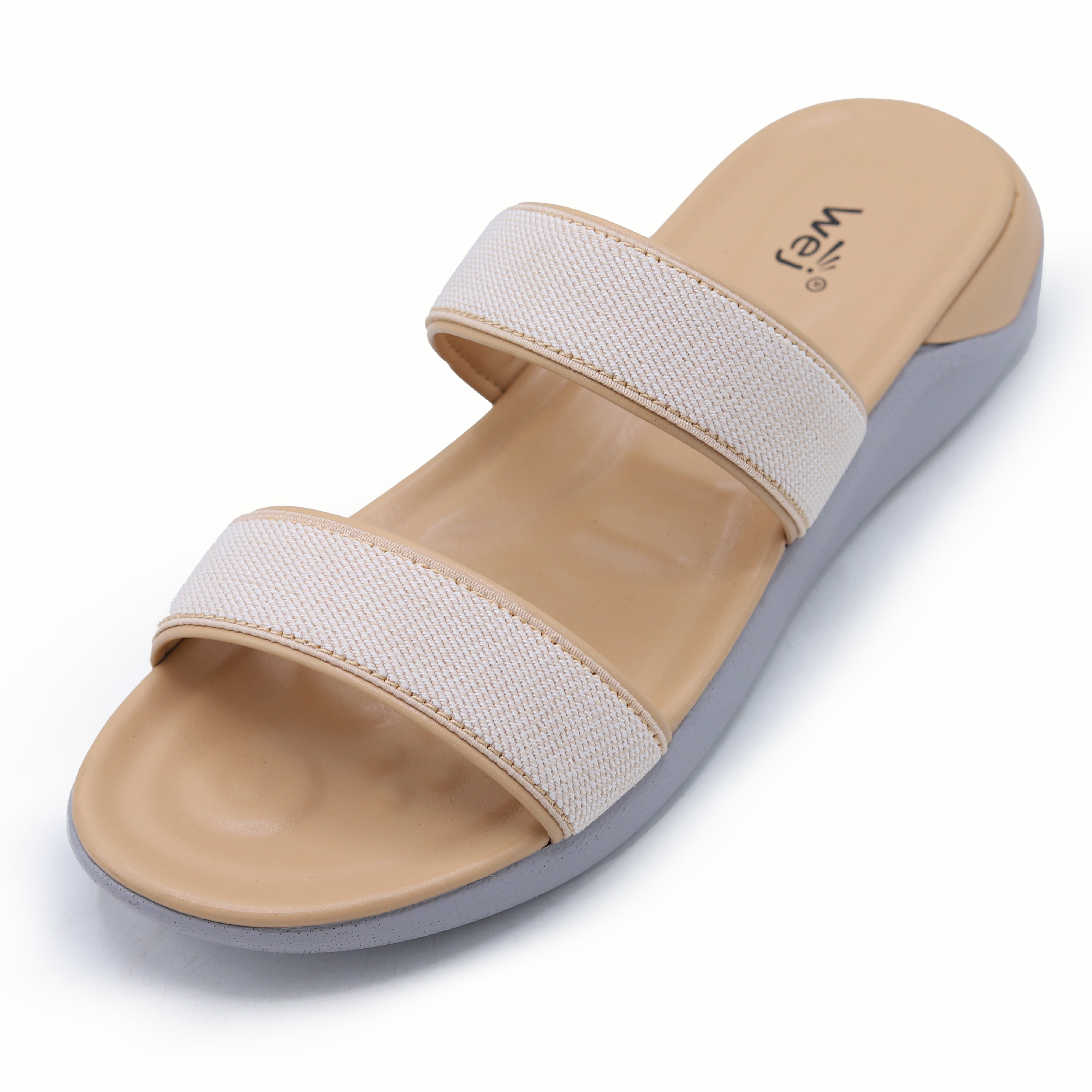 Shimmer Slide 8003458 Beige