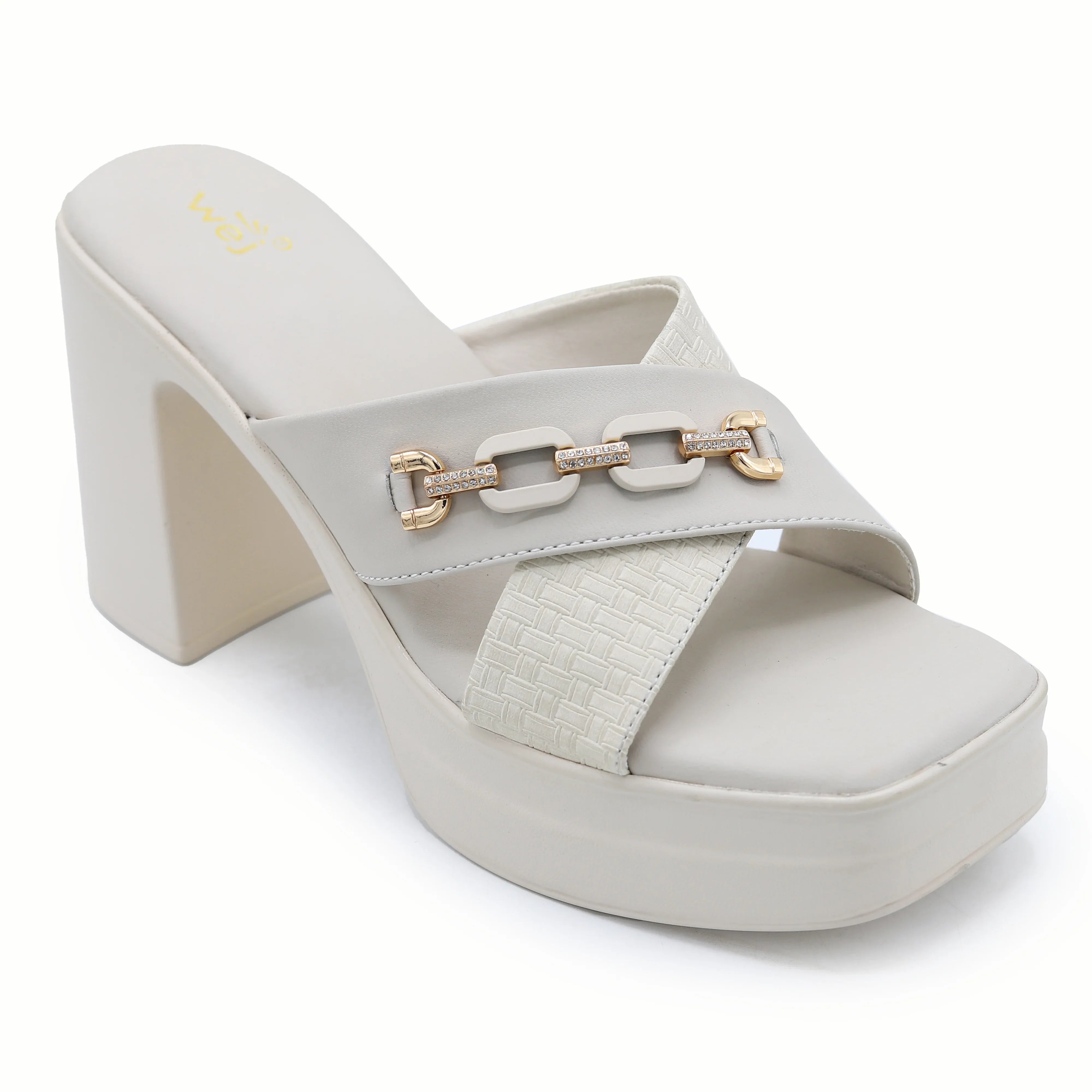 Block Heel 8003540 Fawn - E Fashion