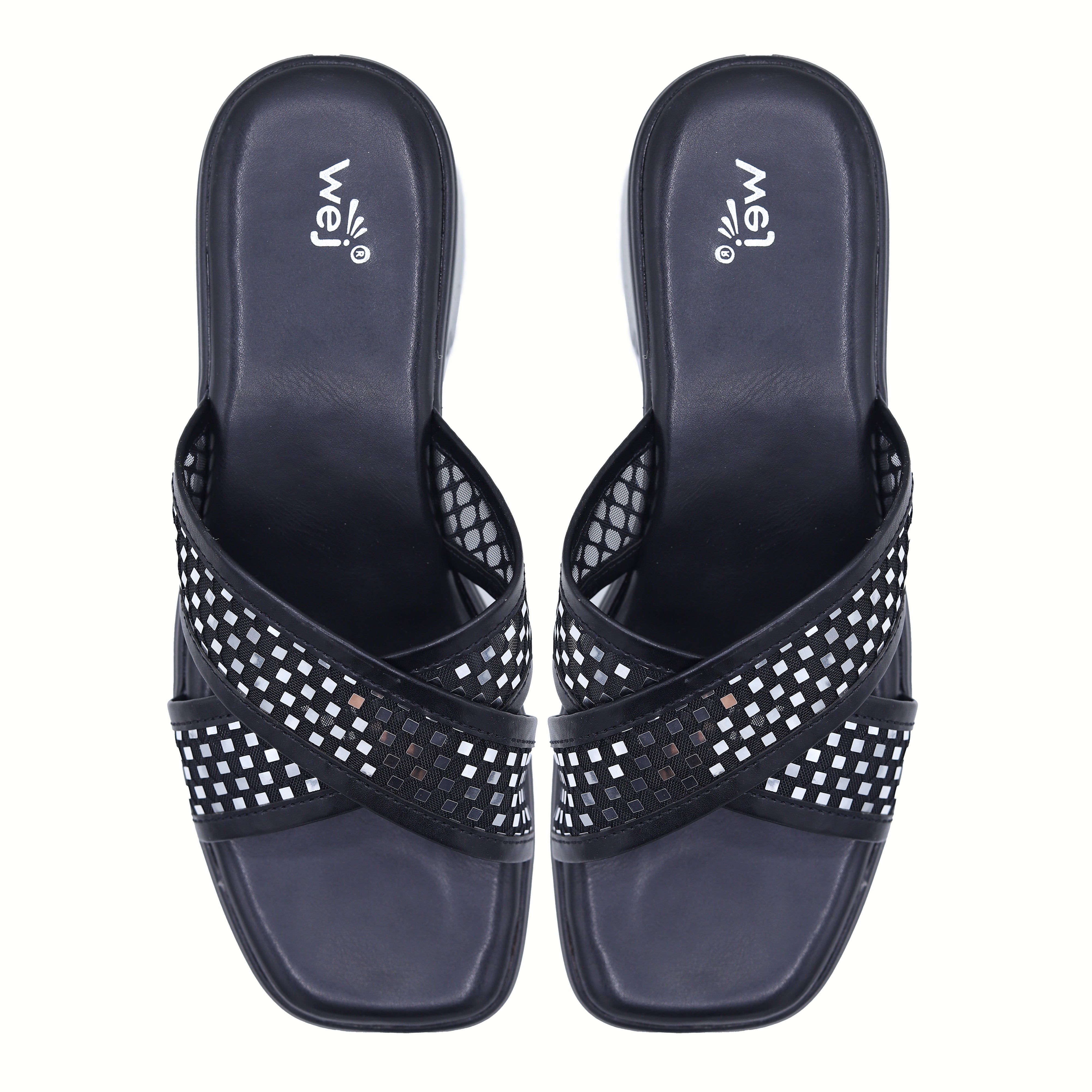 Perforated Block Heels 8003543 Black