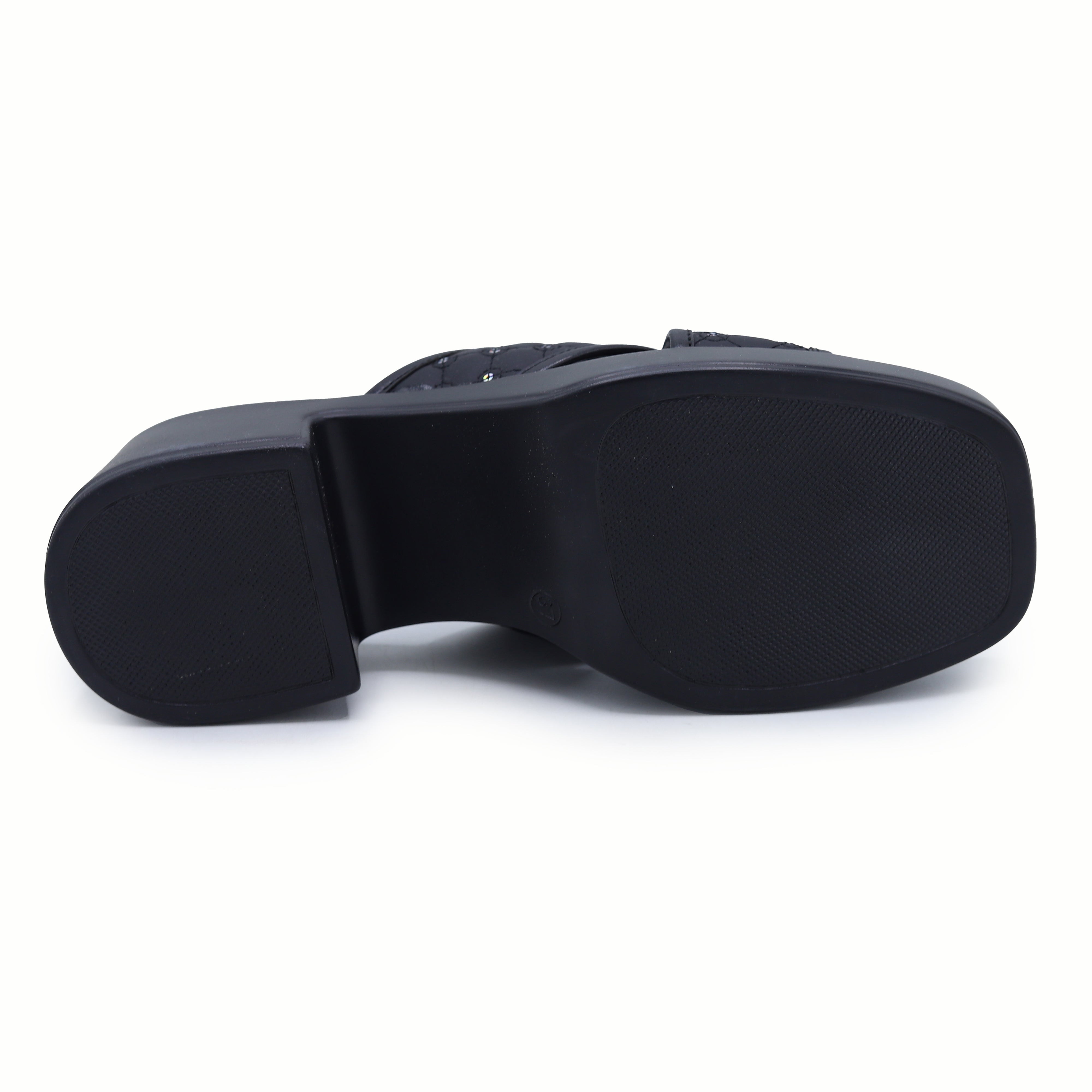 Quilted Block Heels 8003544 Black