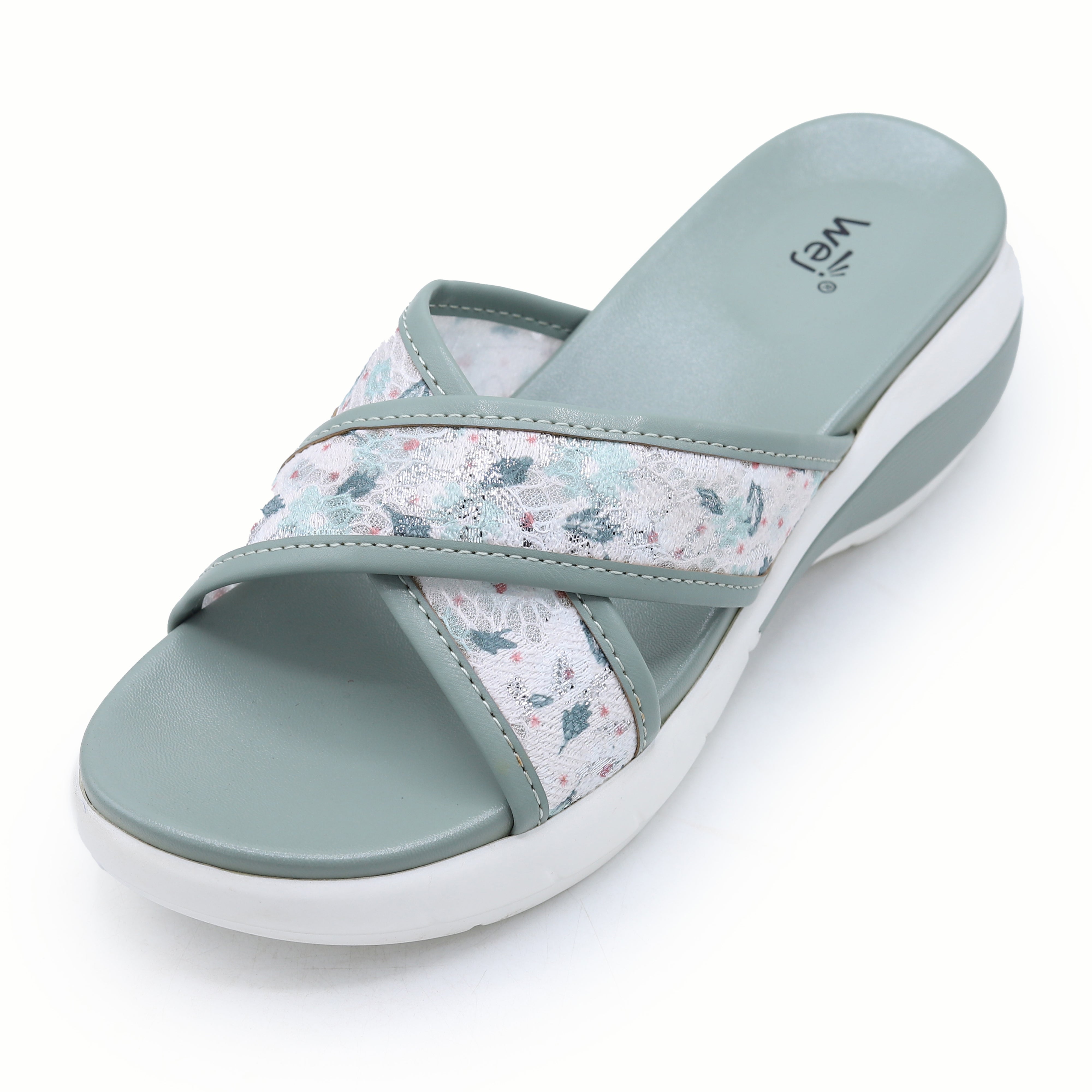 Wedge Slippers – 8003487 Mint