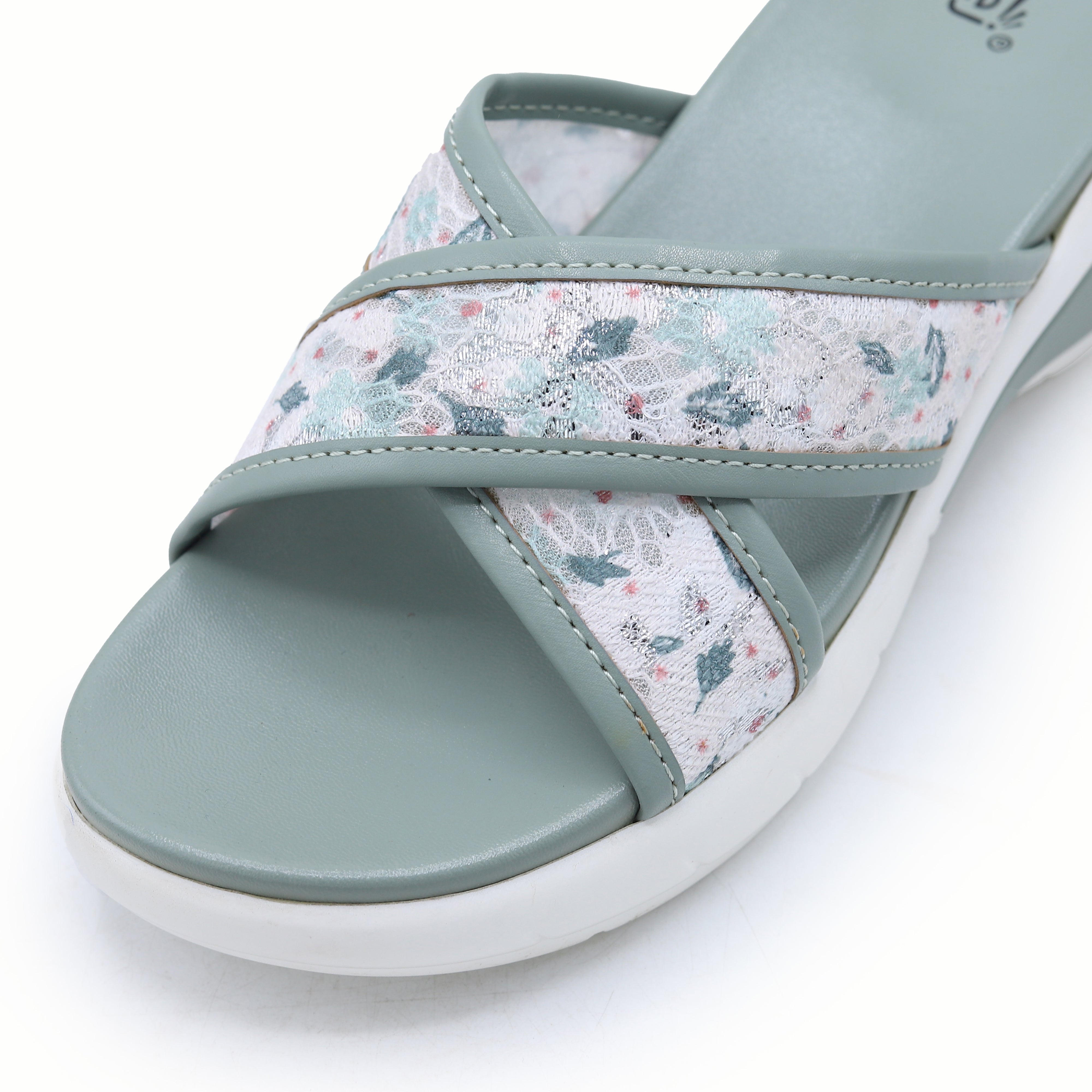 Wedge Slippers – 8003487 Mint