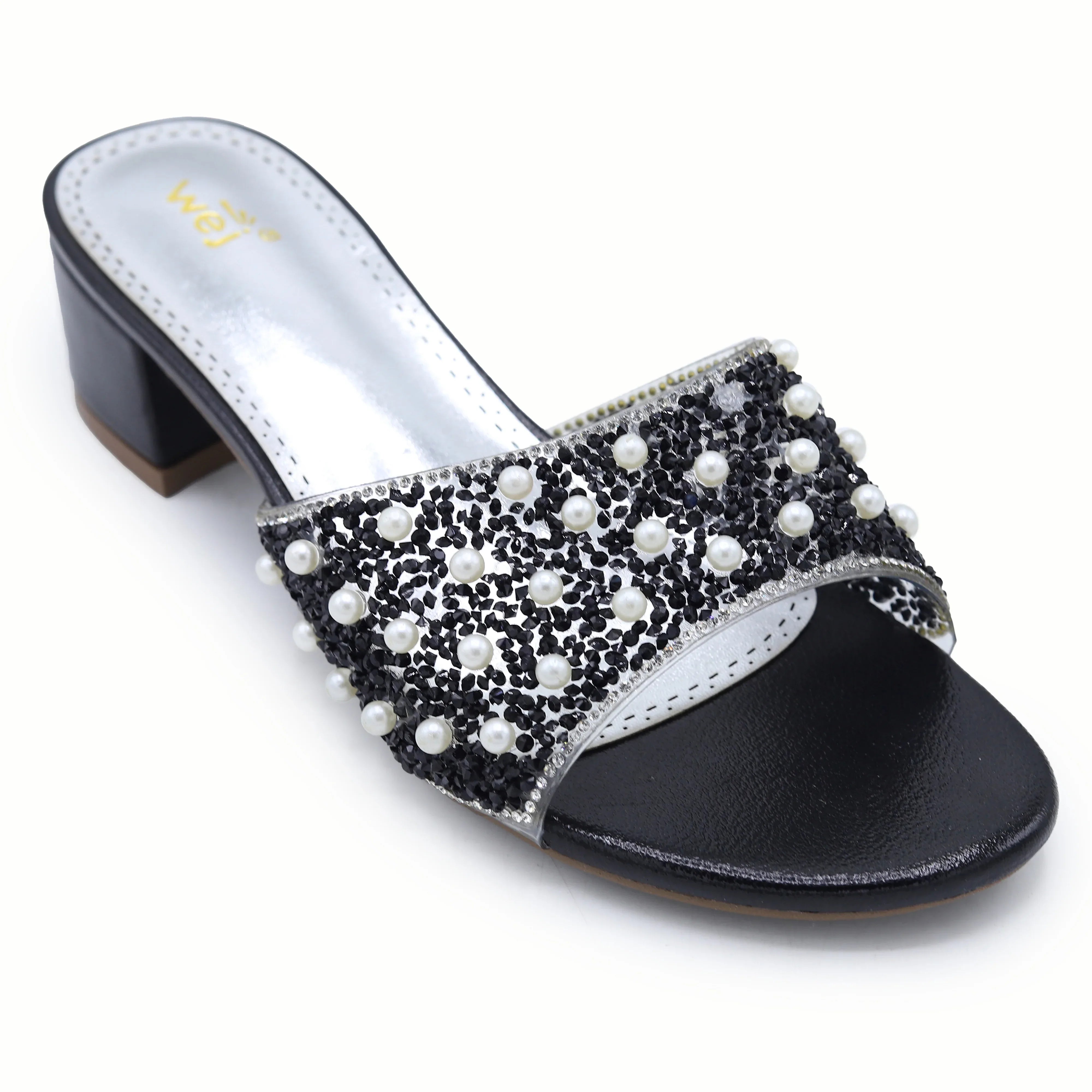 Crystal Pearl 8103102 Black - E Fashion