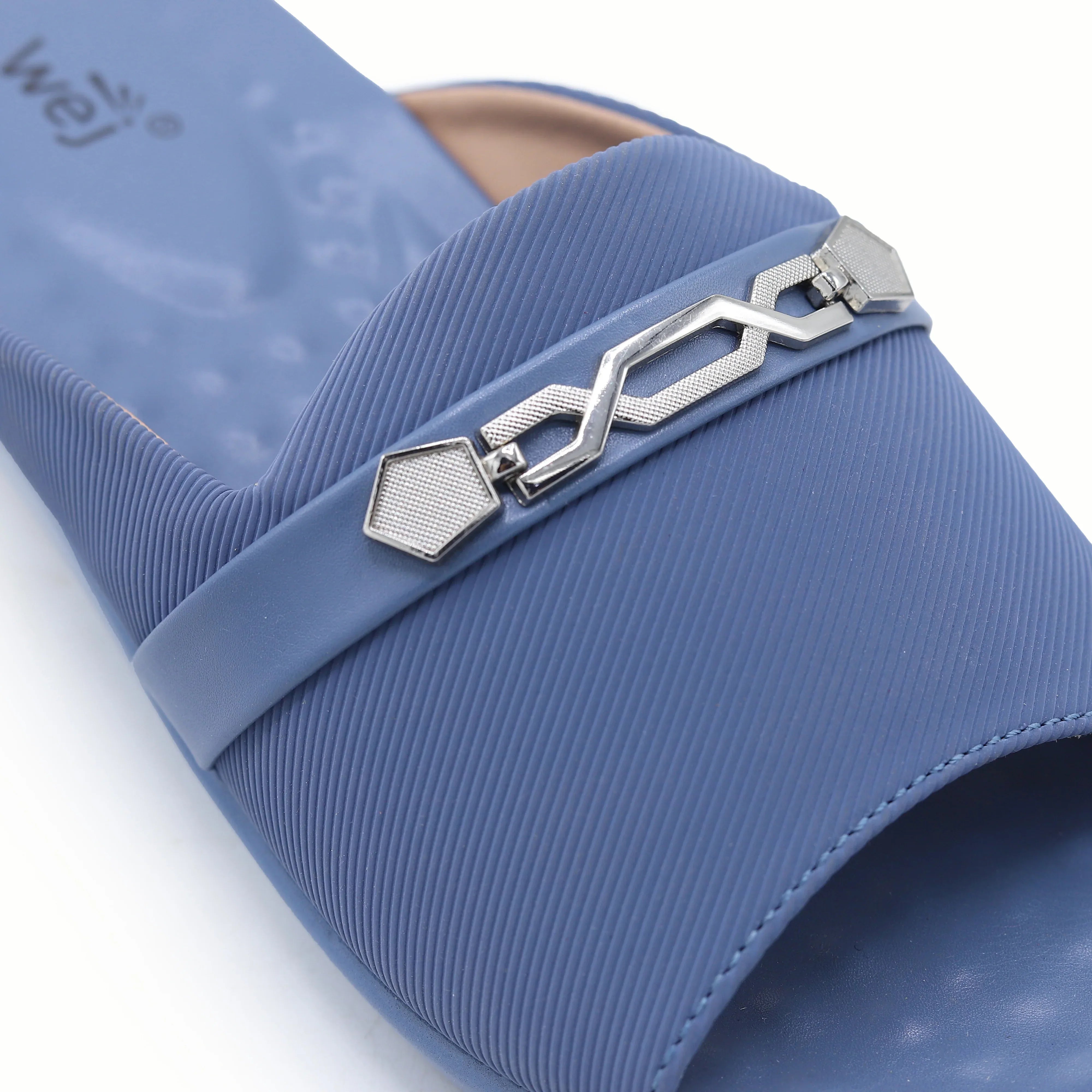 Wedge Slide 8003453 Blue - E Fashion