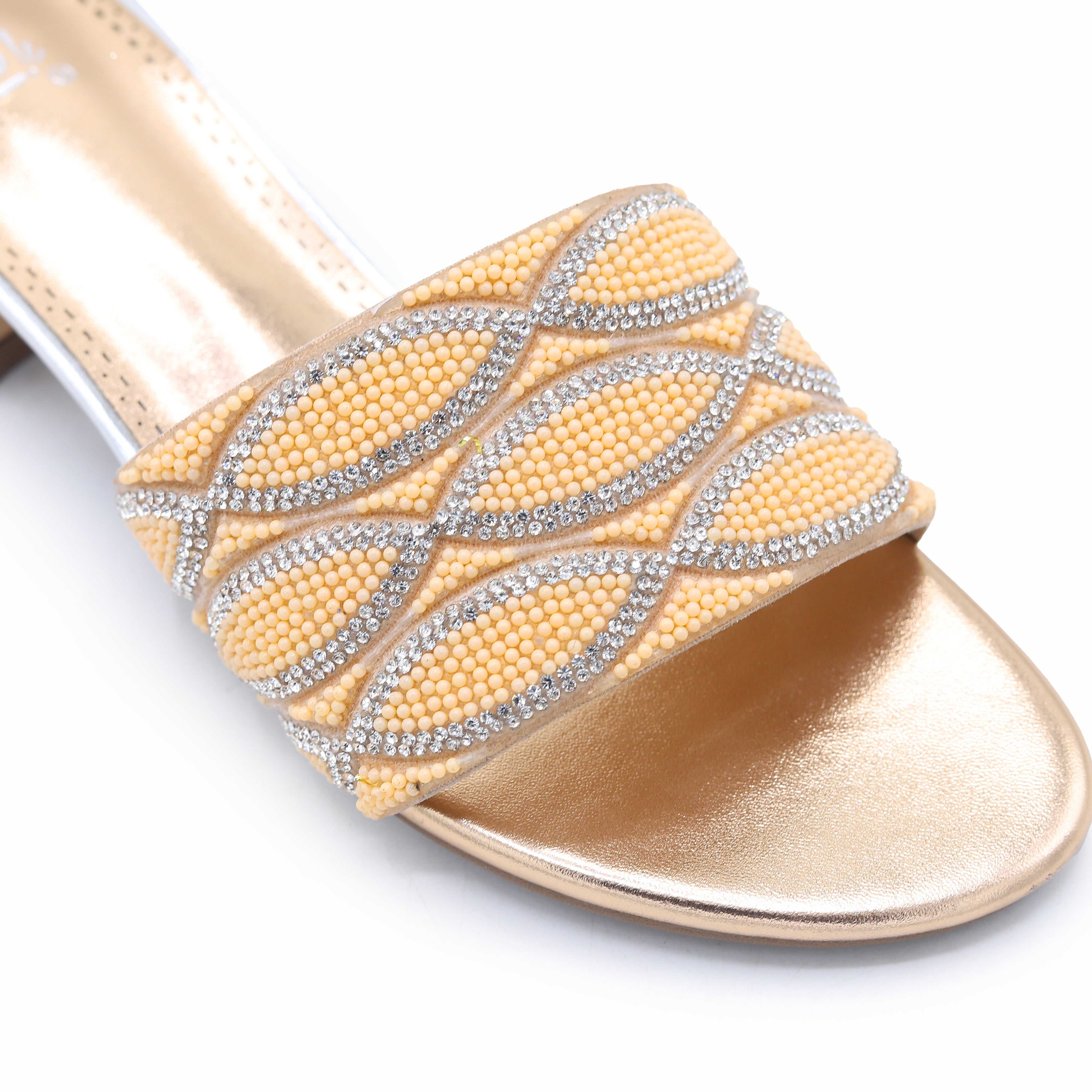 Block Heel Mules 8103110 Peach