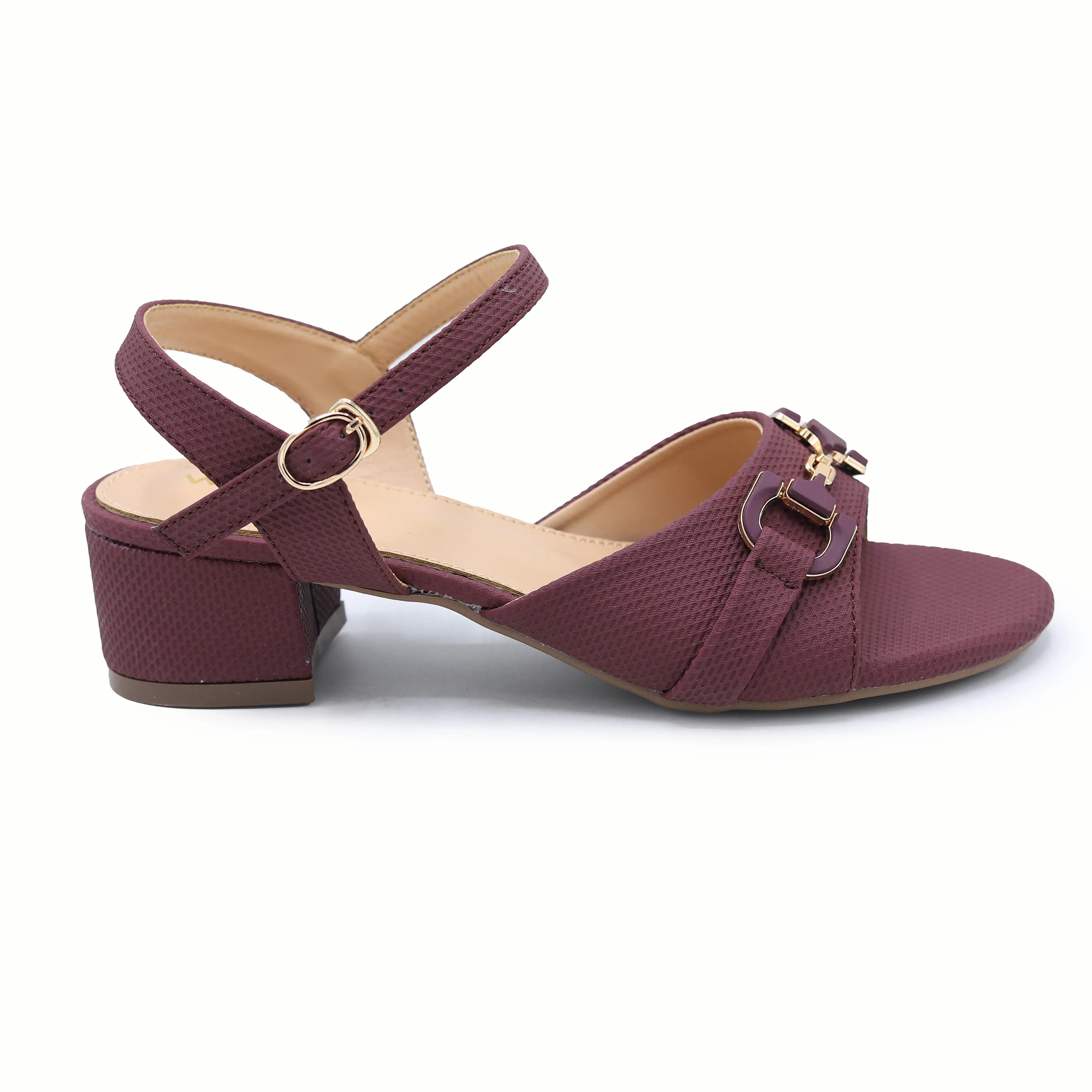 Block Heel  8102168 Maroon