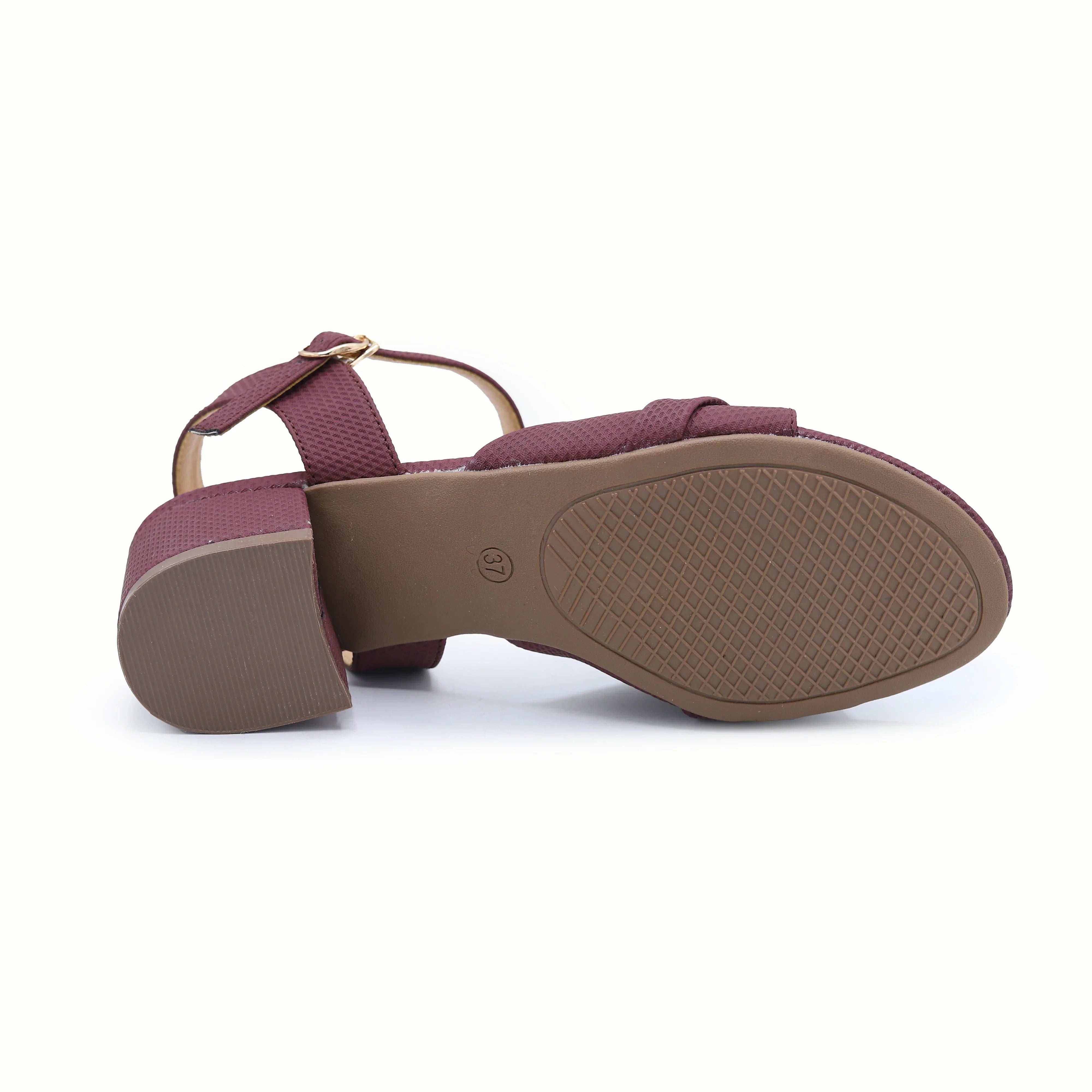 Block Heel  8102168 Maroon