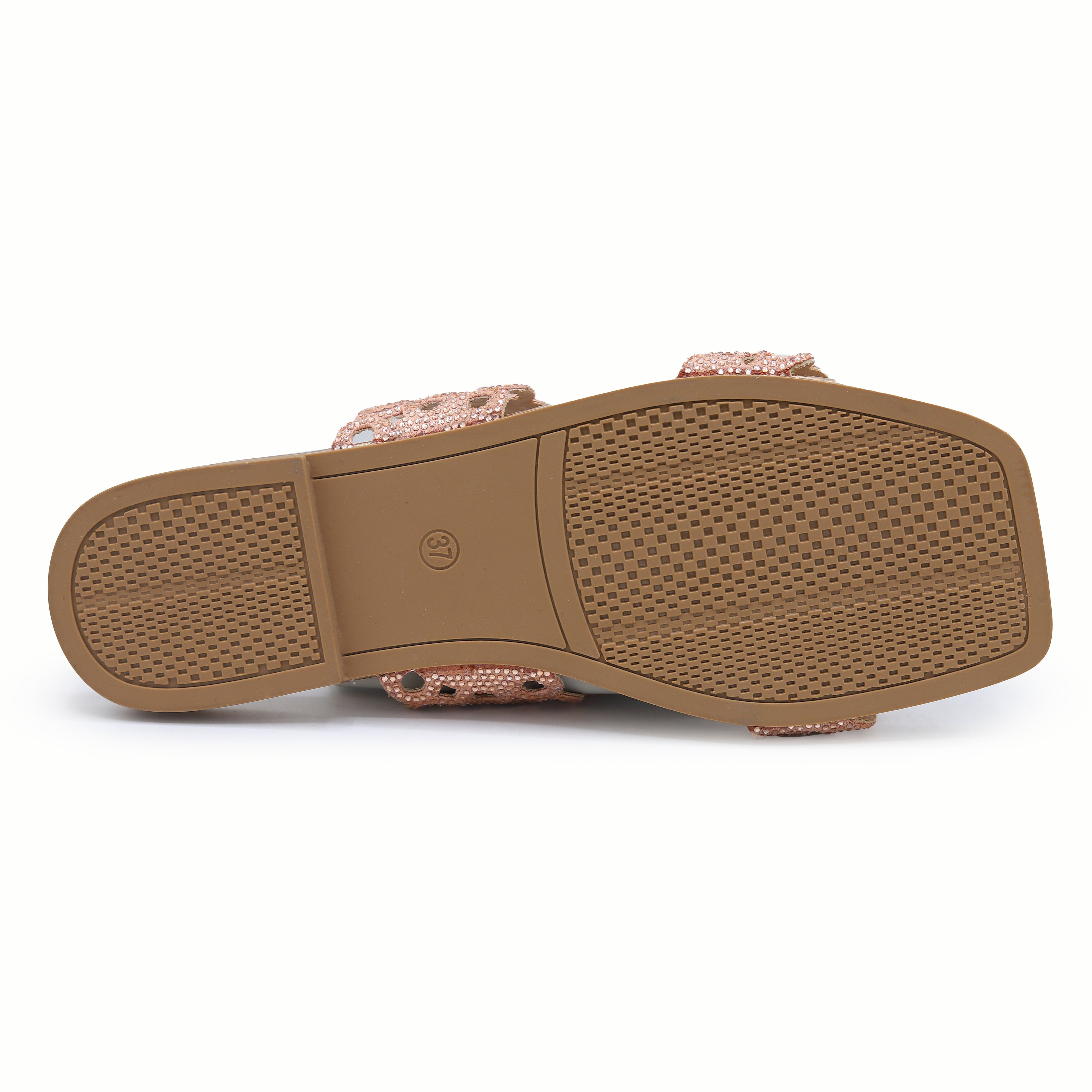 Crystal Lace Slide 8003583 Peach