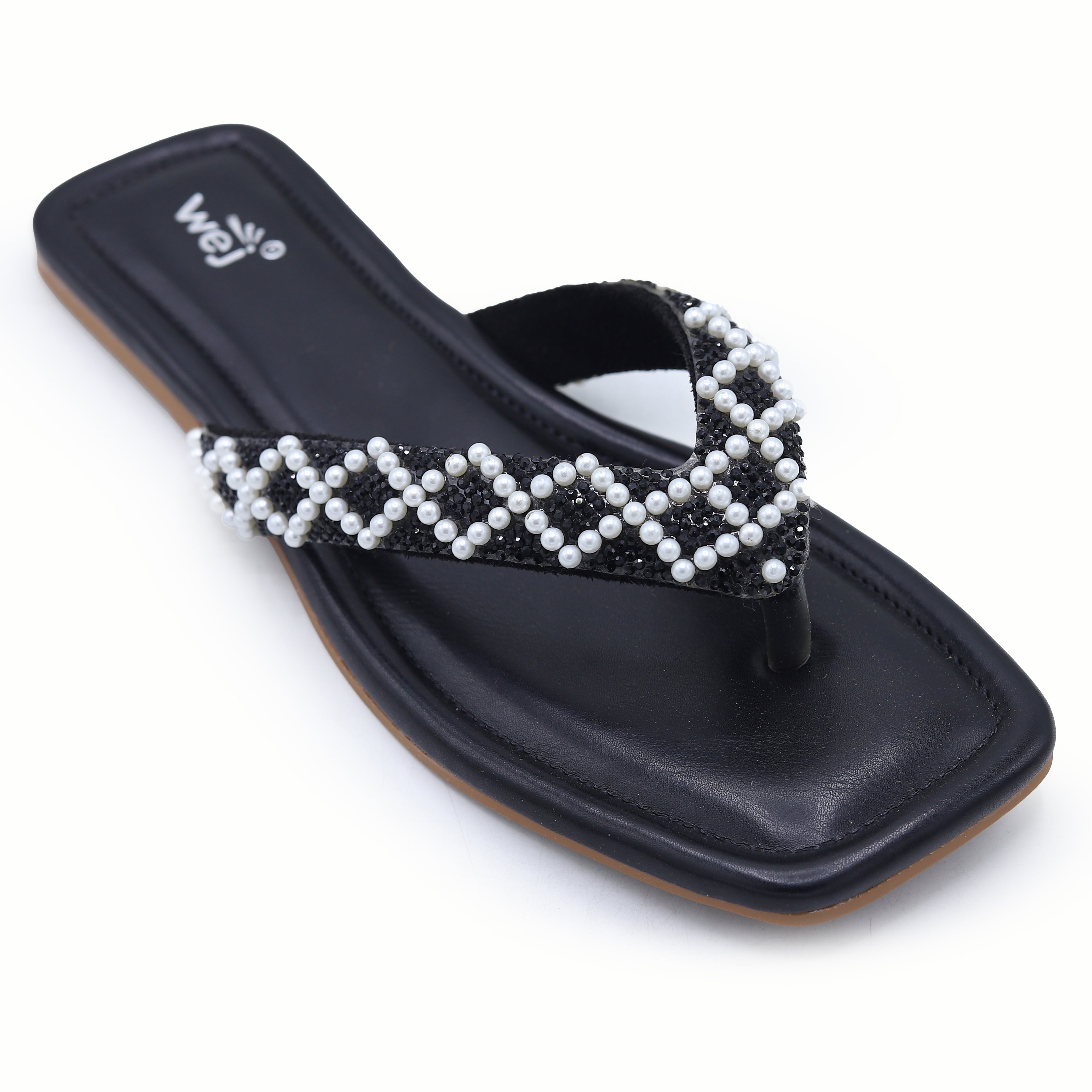 Crystal Thong 8001105 Black