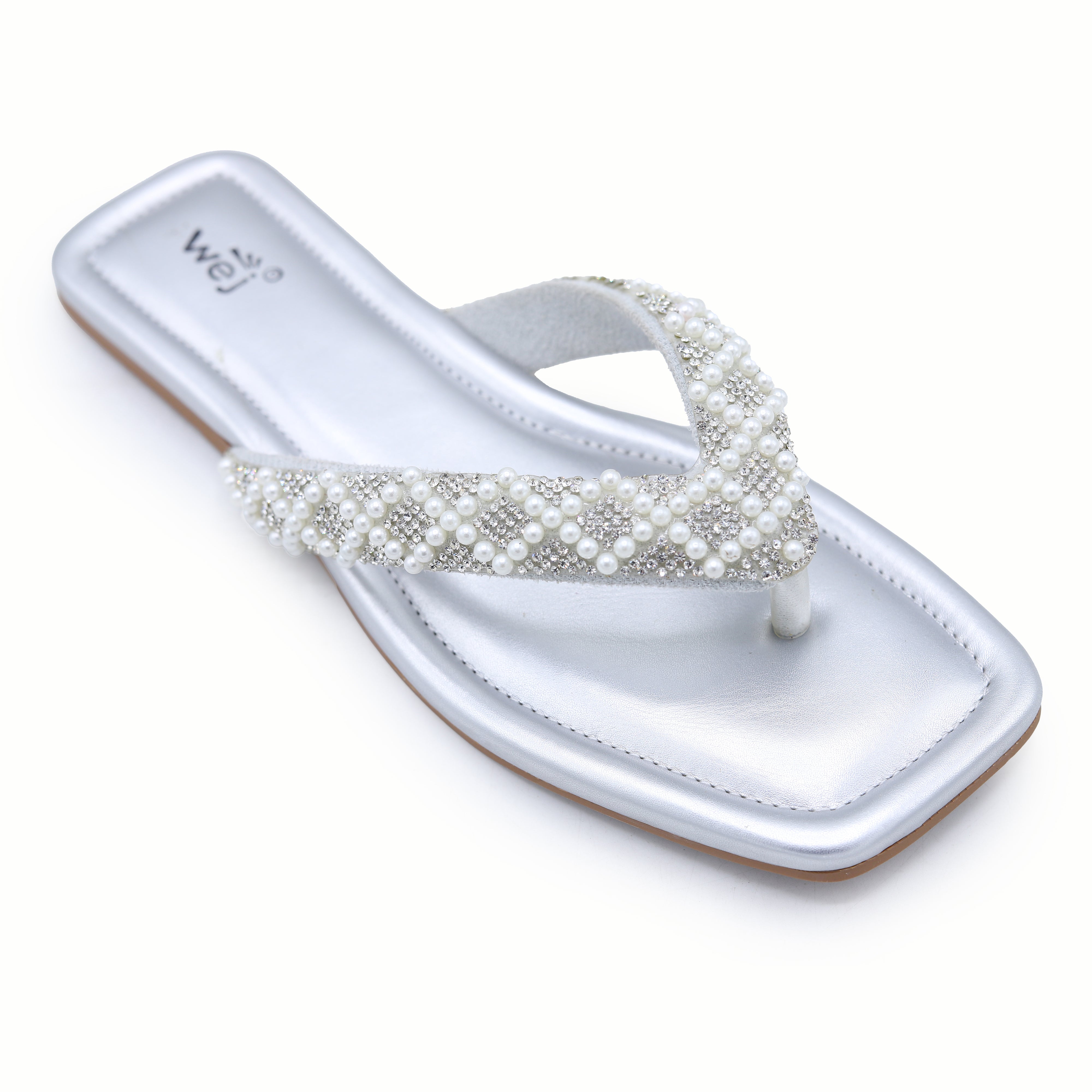 Crystal Thong 8001105 Silver