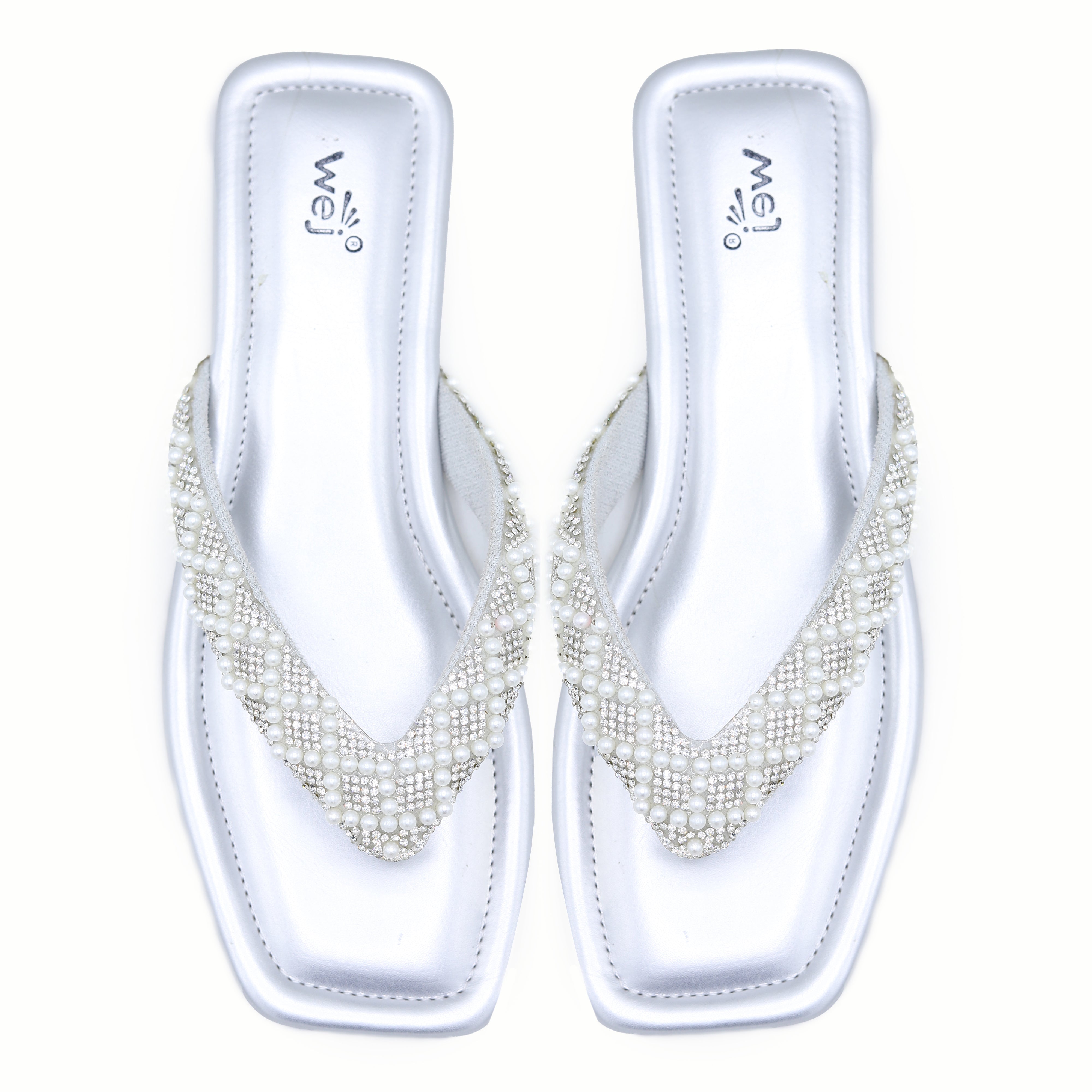 Crystal Thong 8001105 Silver