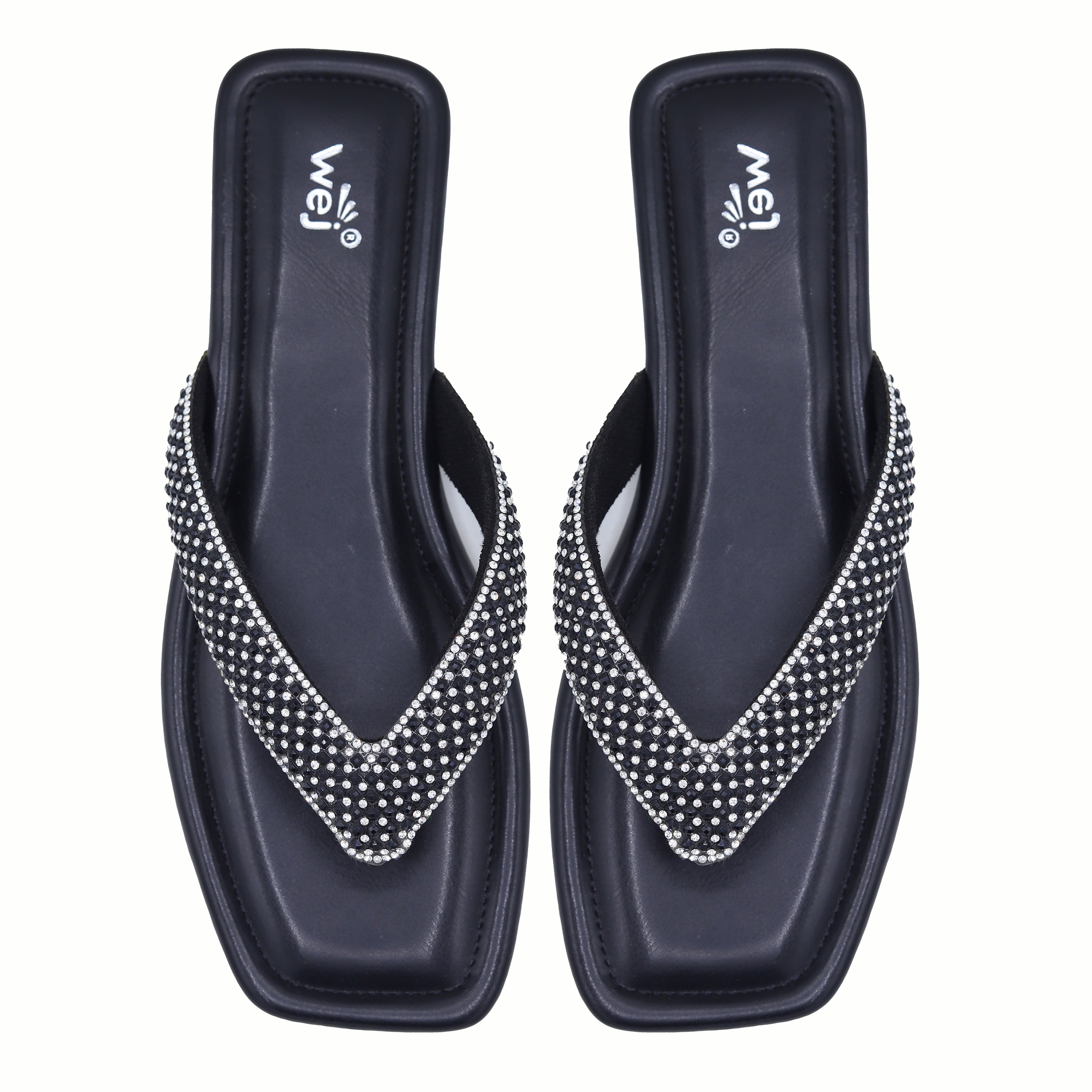 Crystal Thong 8001101 Black