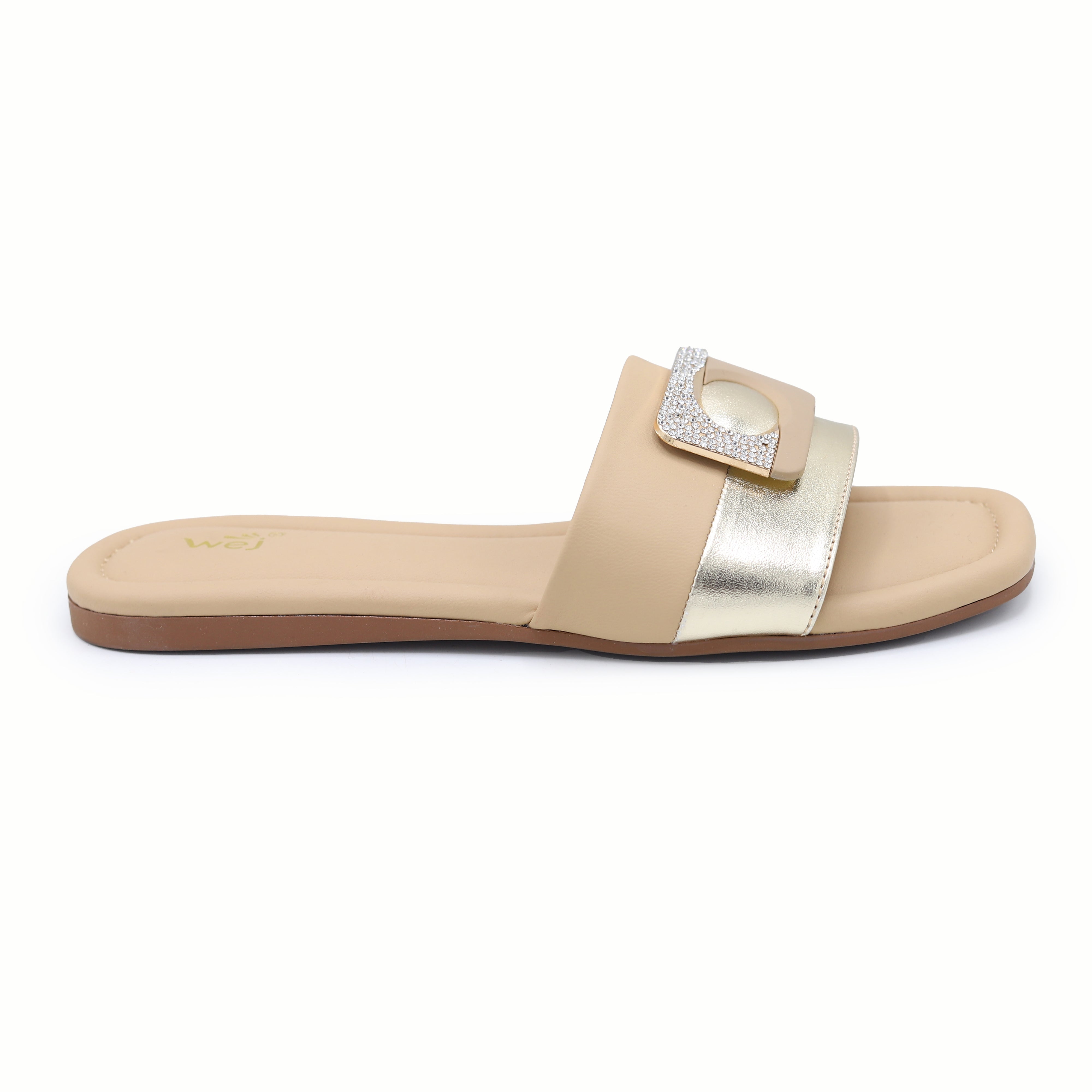 Crystal C-Buckle 8003586 Beige