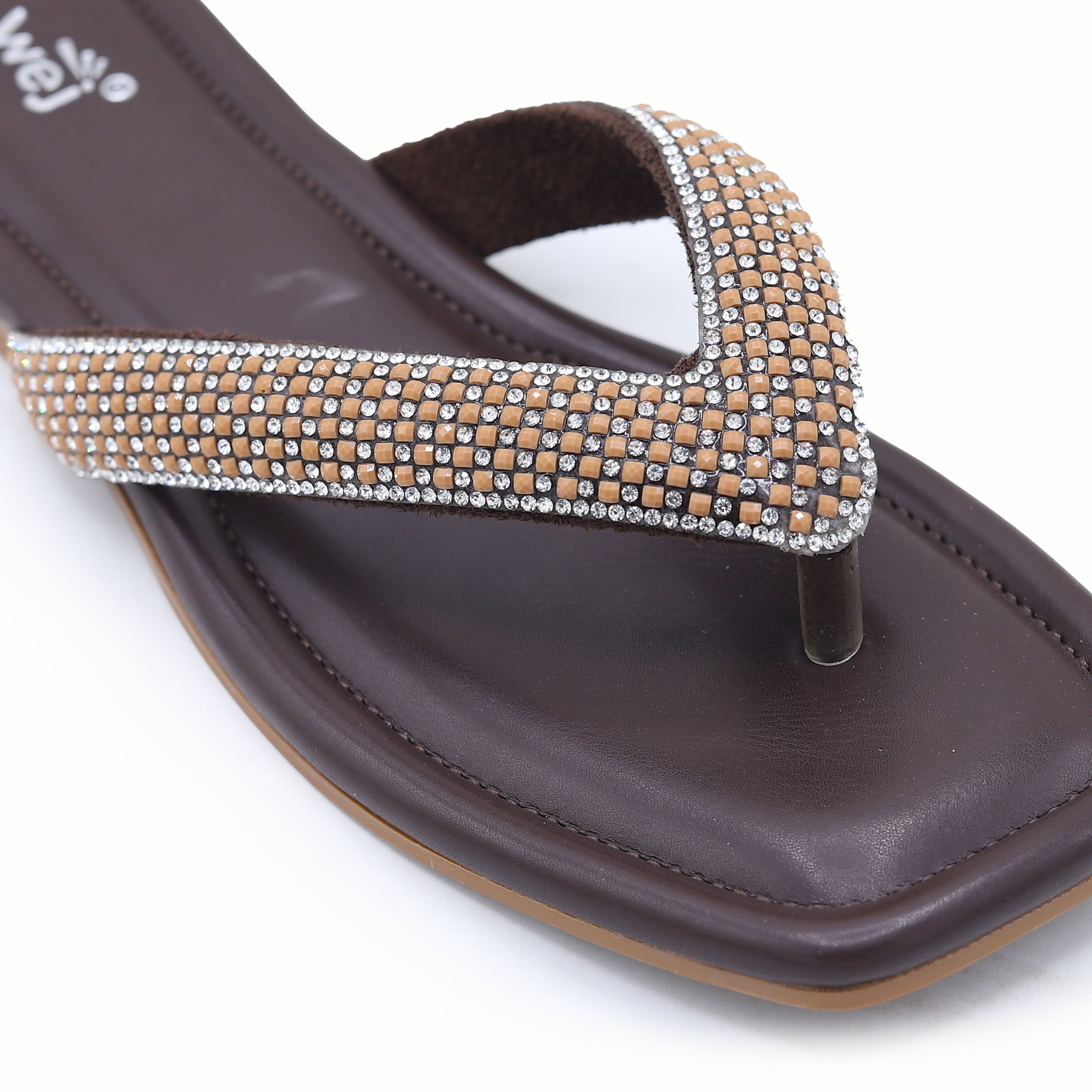 Crystal Thong 8001101 Brown