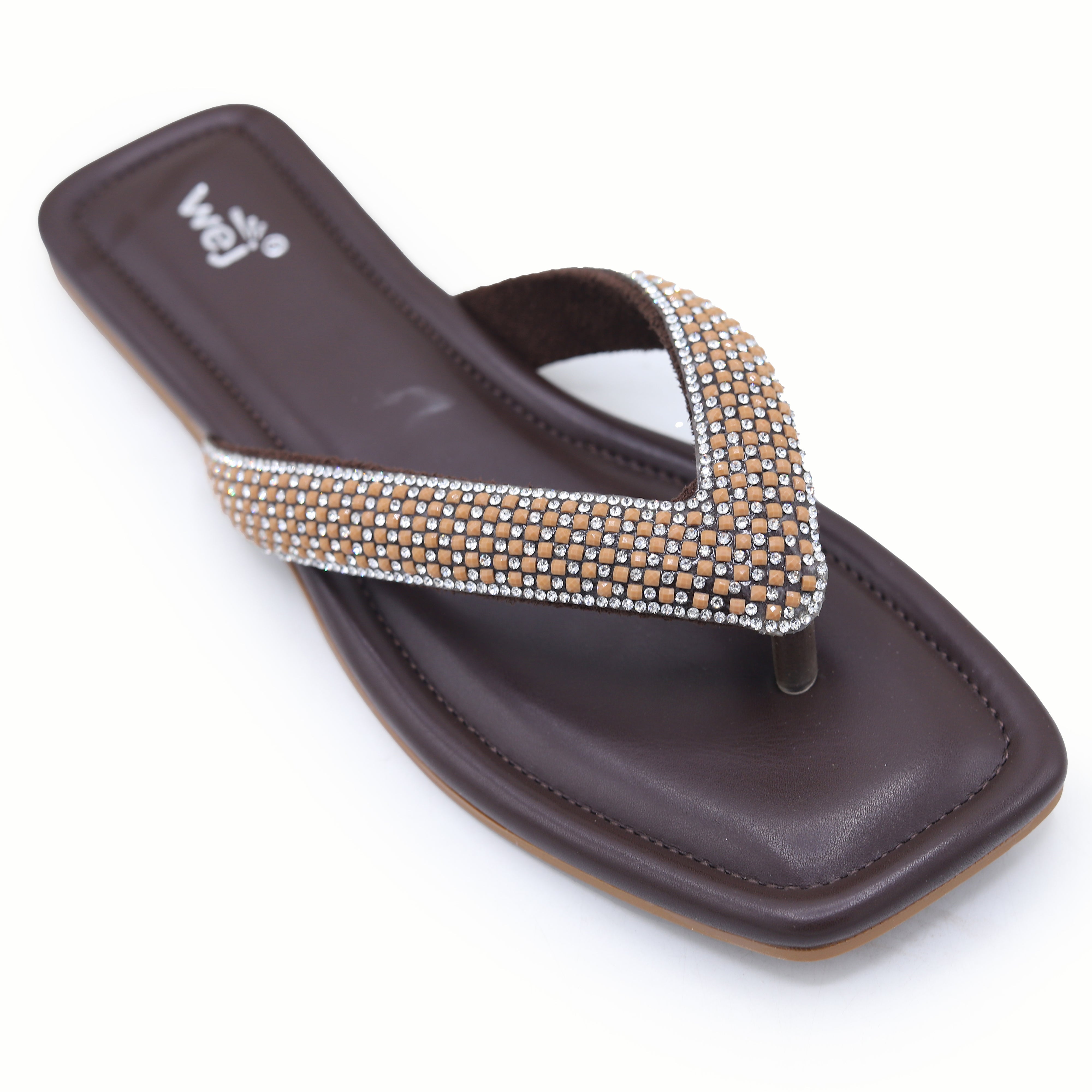 Crystal Thong 8001101 Brown