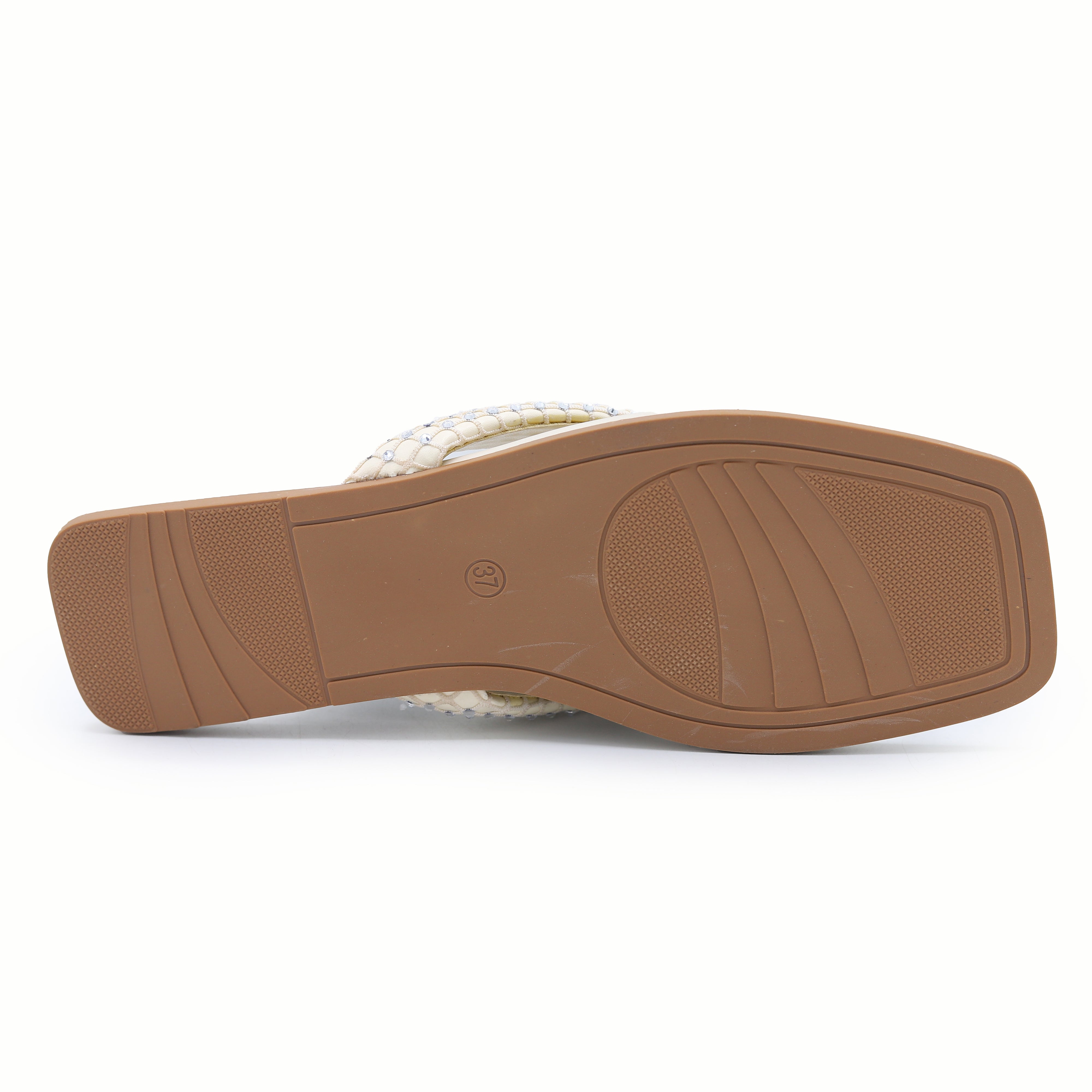 Crystal Studded 800199 Nude - E Fashion