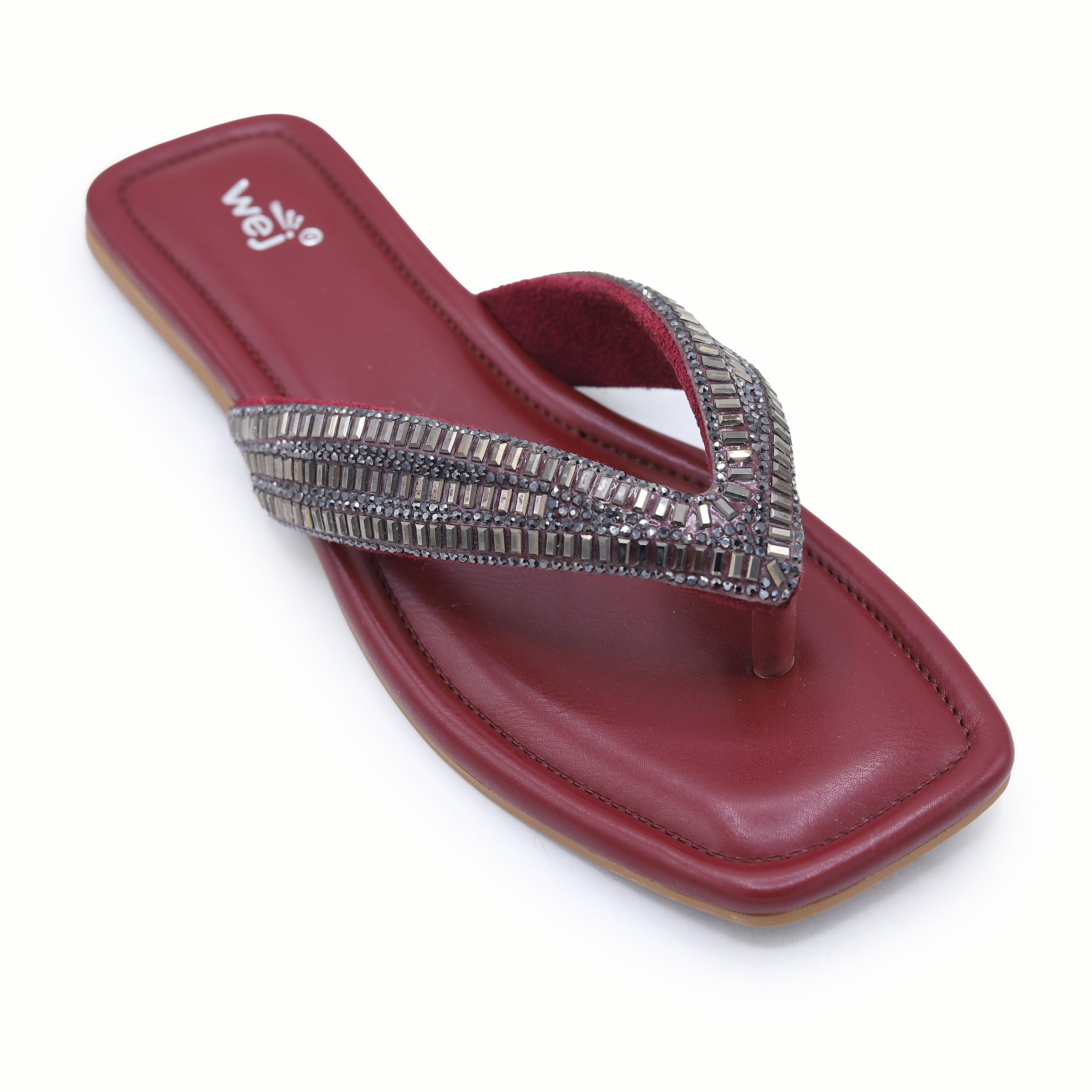Crystal Thong 8001100 Maroon