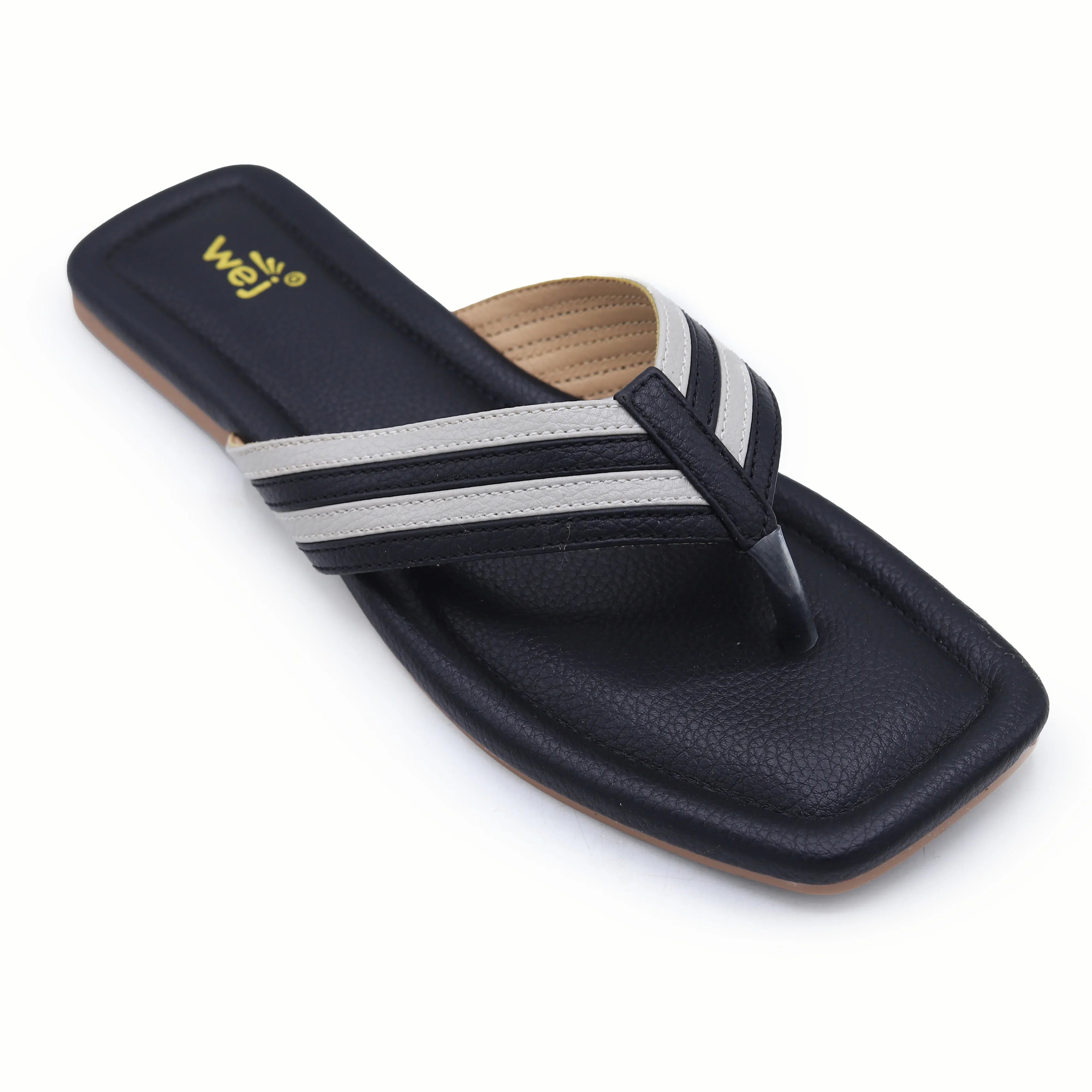 Striped Thong  8001104 Black