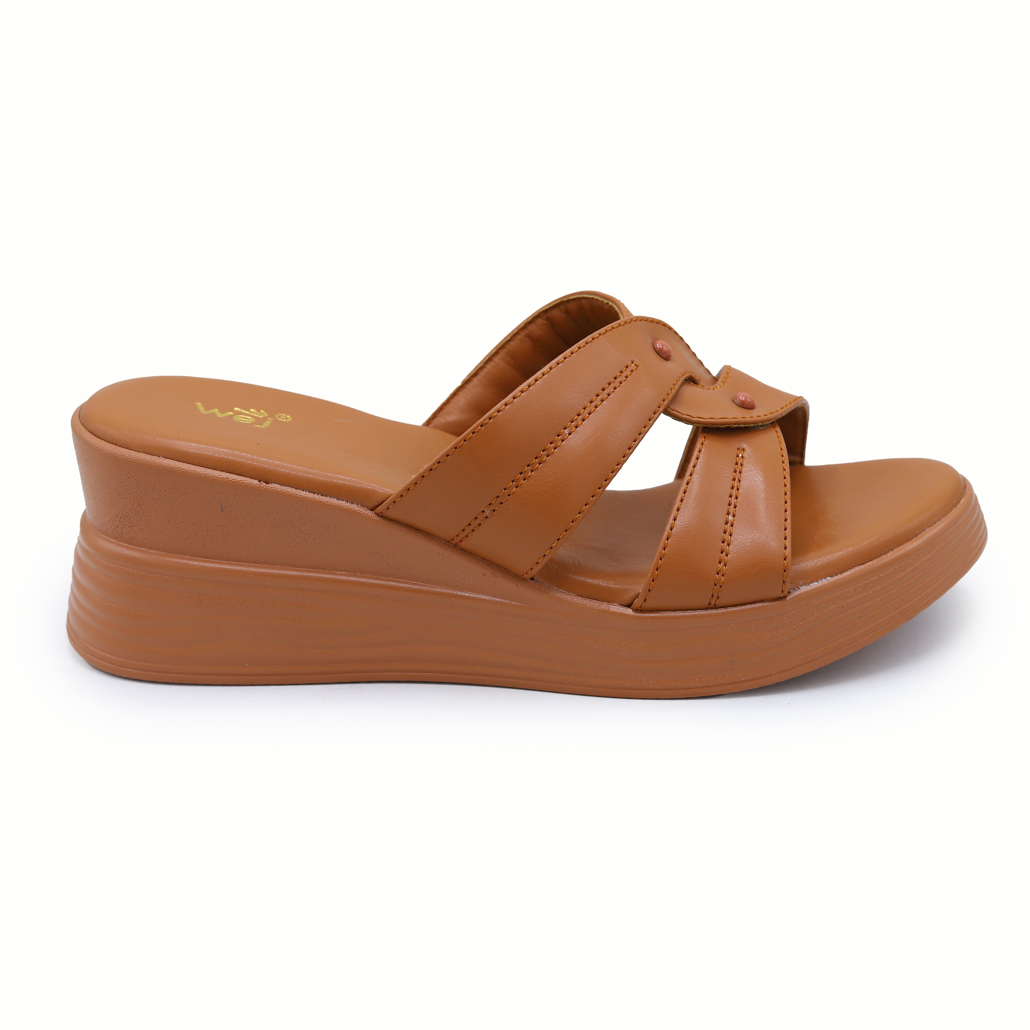 Wedge Slippers 8003538 Tan