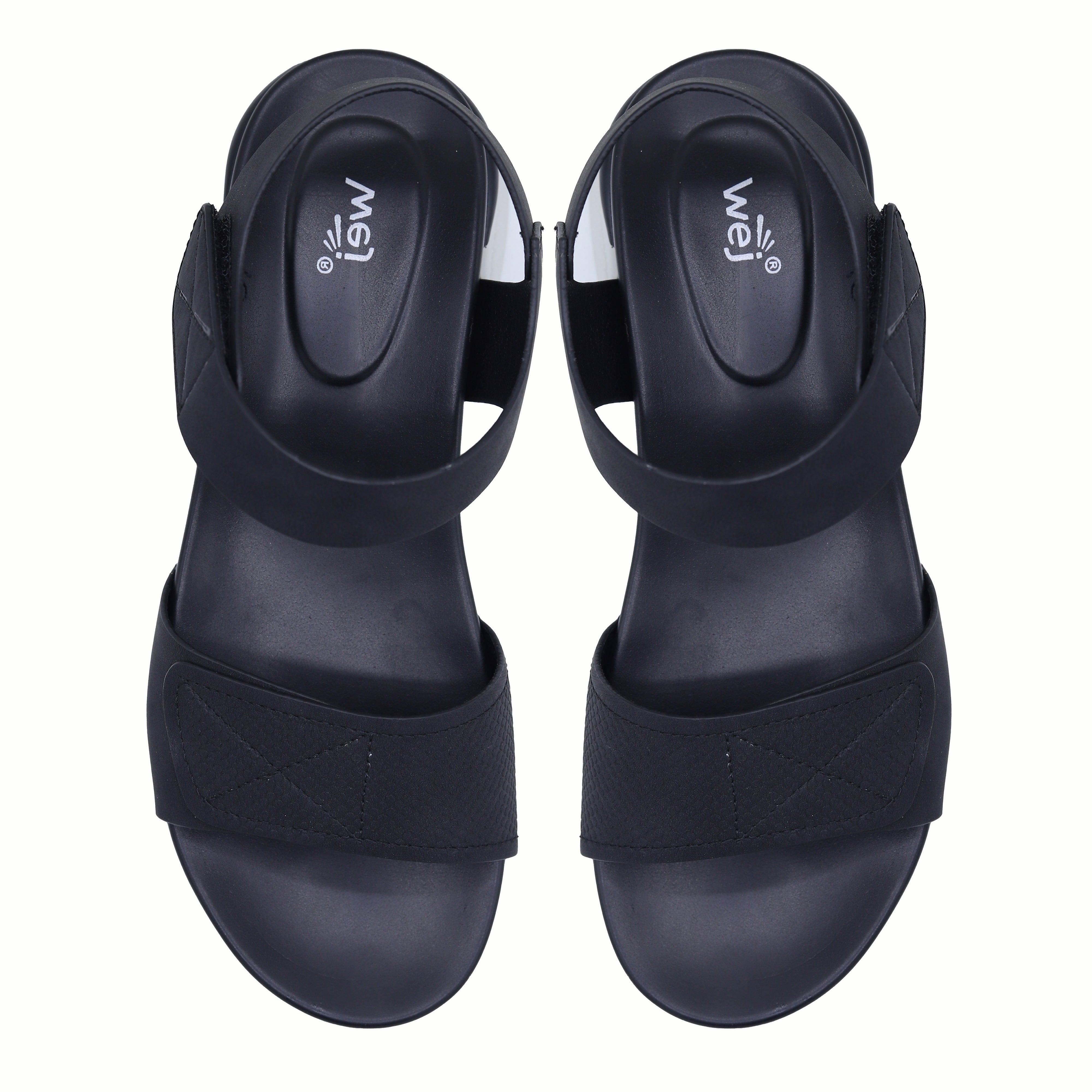 Quilted Sport Sandals 8002336 Black