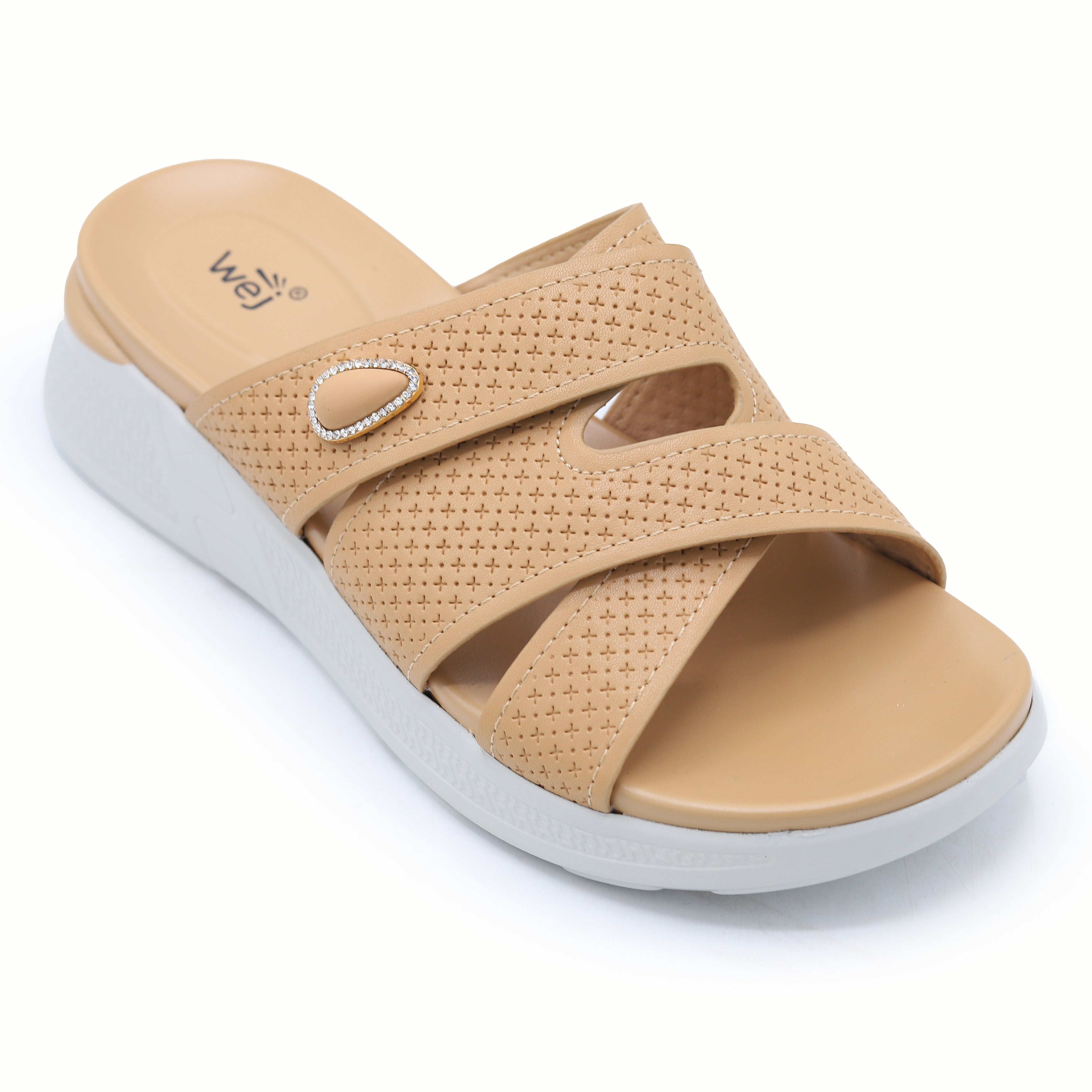 Stud Platform Slide 8003606 Beige