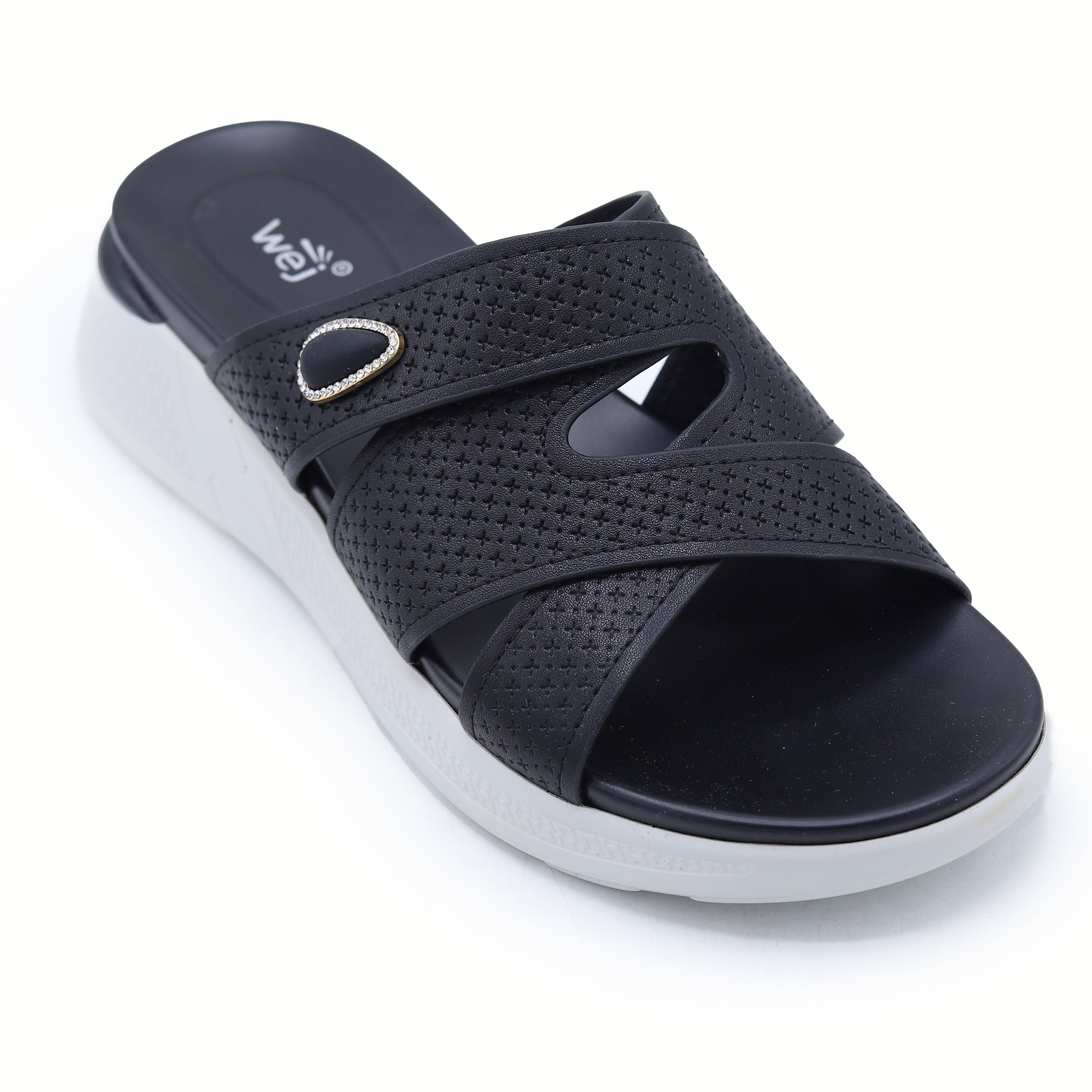 Stud Platform Slide 8003606 Black