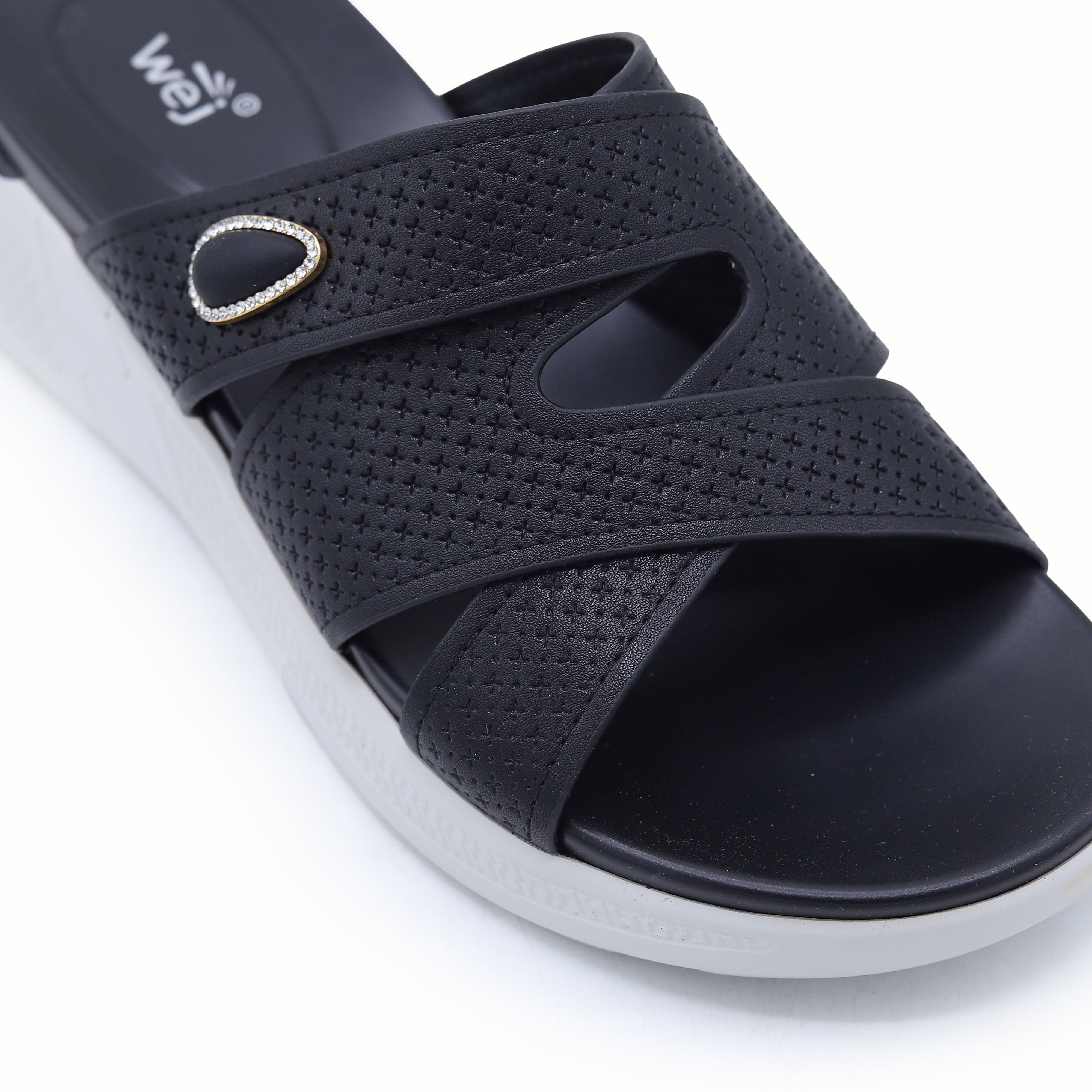 Stud Platform Slide 8003606 Black