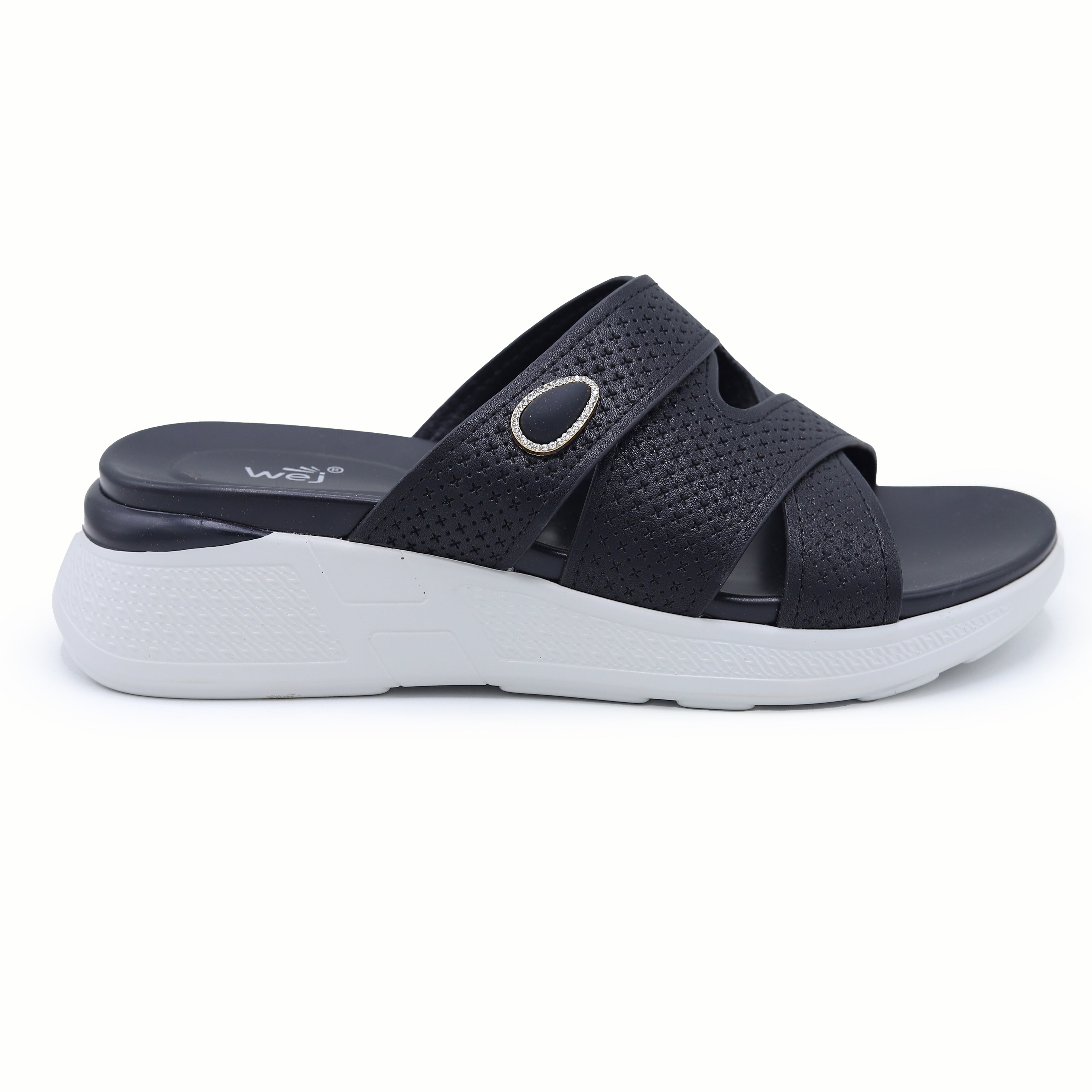 Stud Platform Slide 8003606 Black