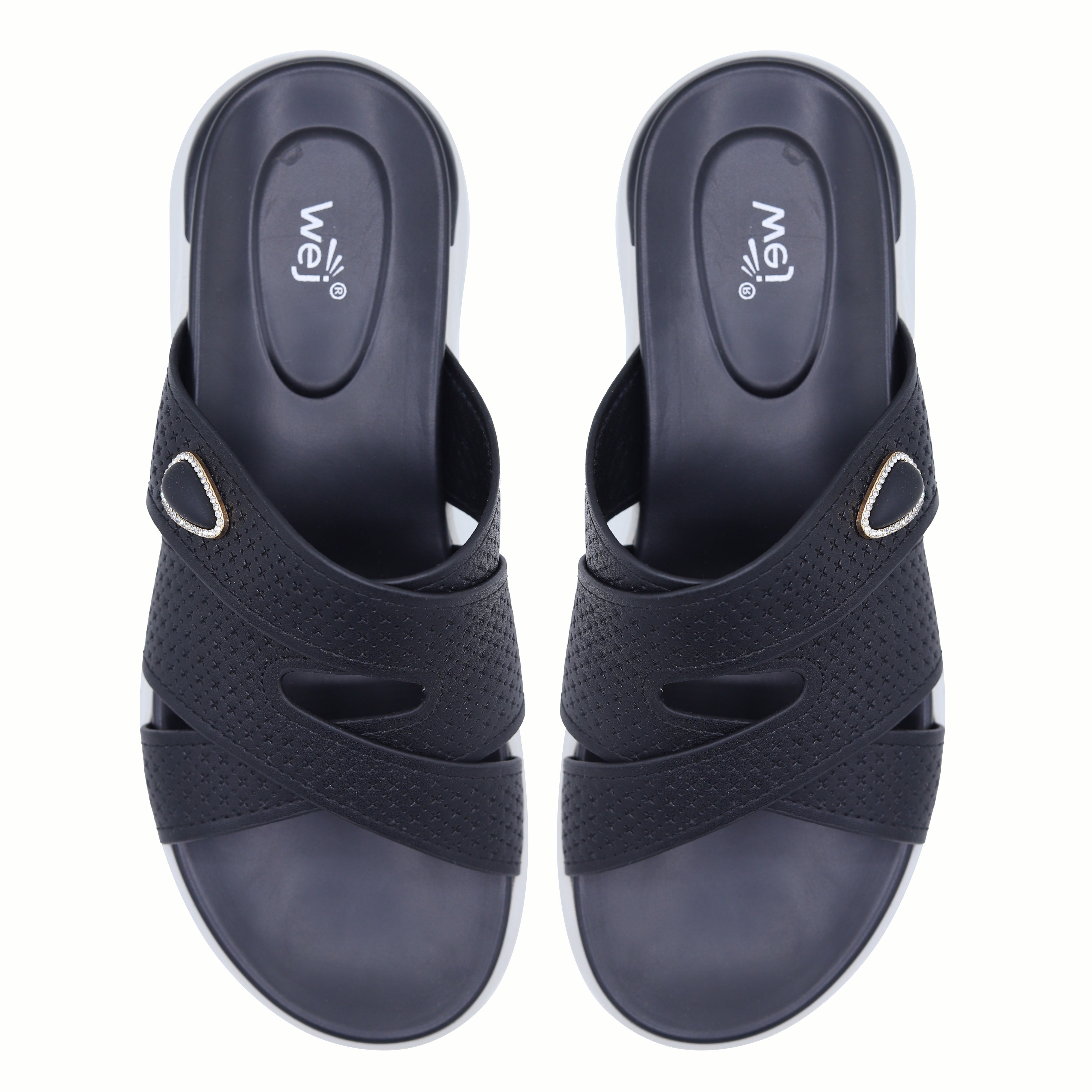 Stud Platform Slide 8003606 Black