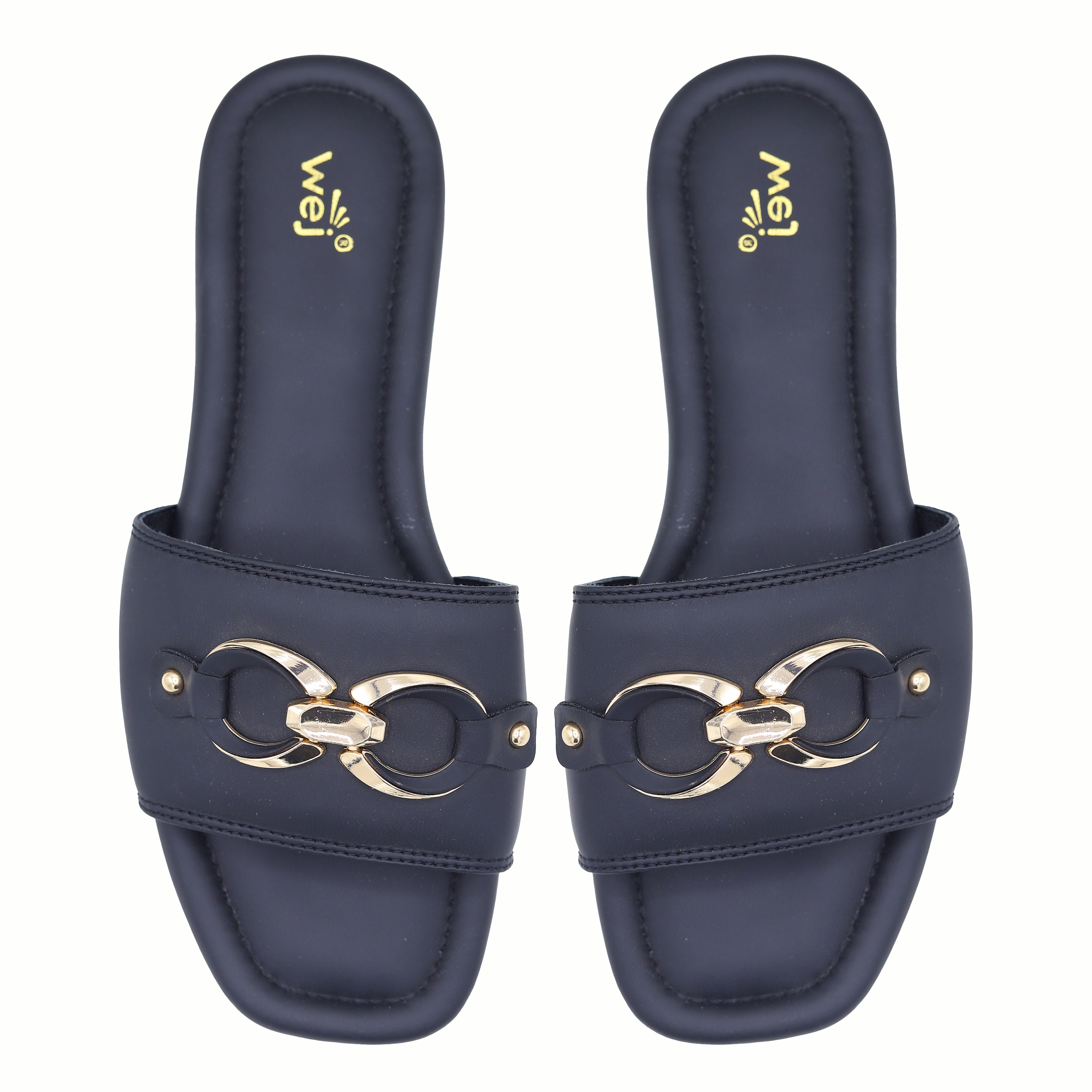 Interlocking C Slide 8003581 Black