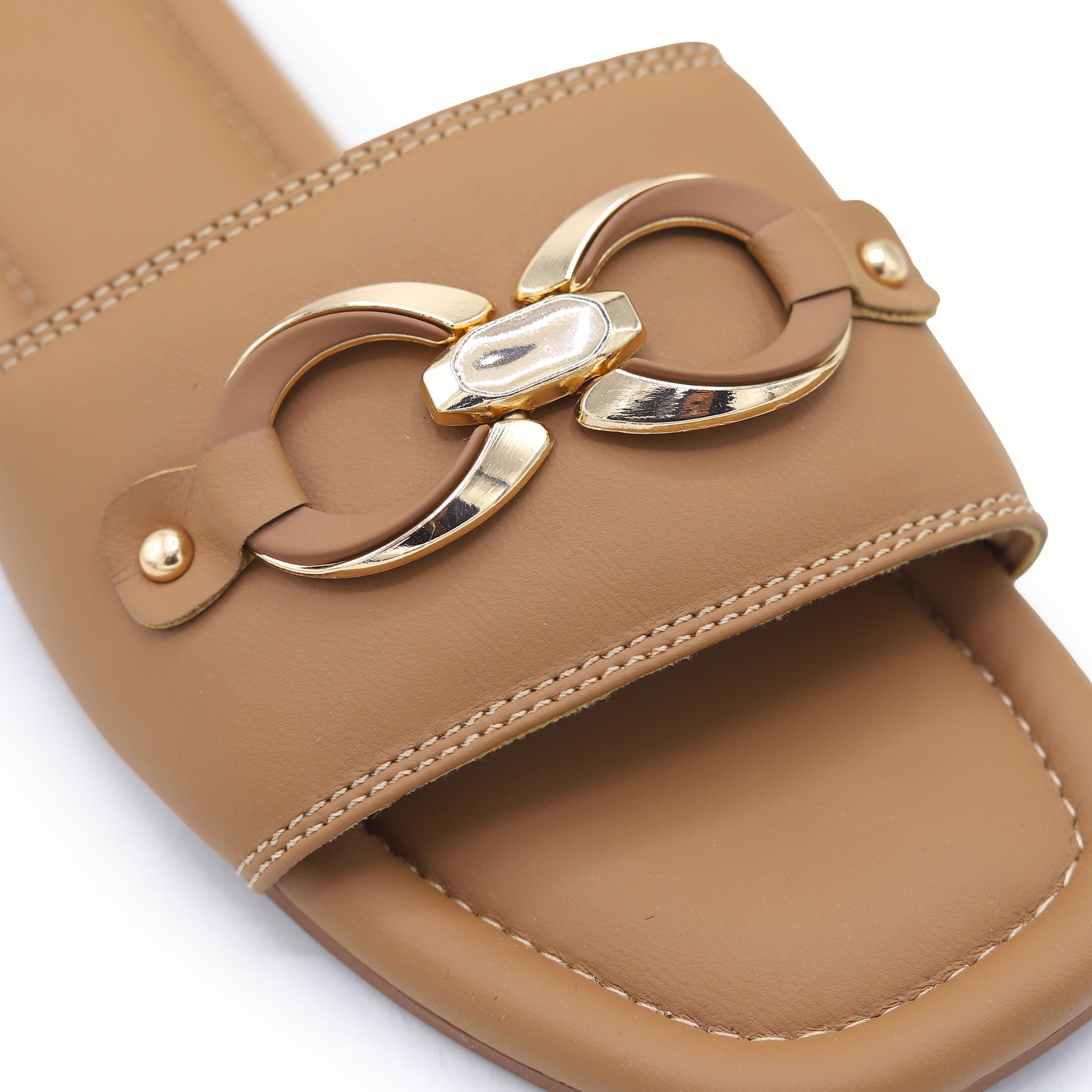 Interlocking C Slide 8003581 Brown