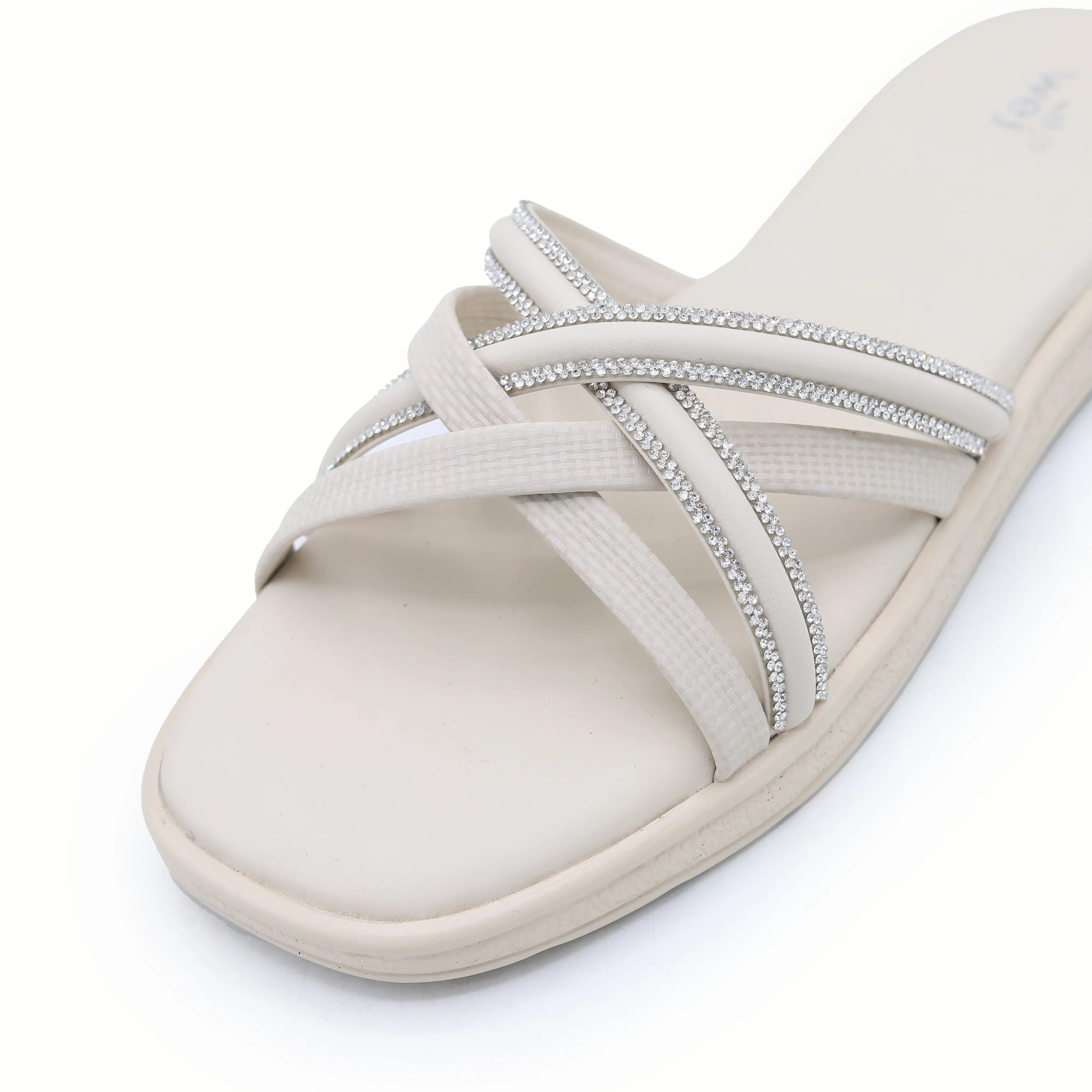 Crystal Trim Flat 8003574 Fawn