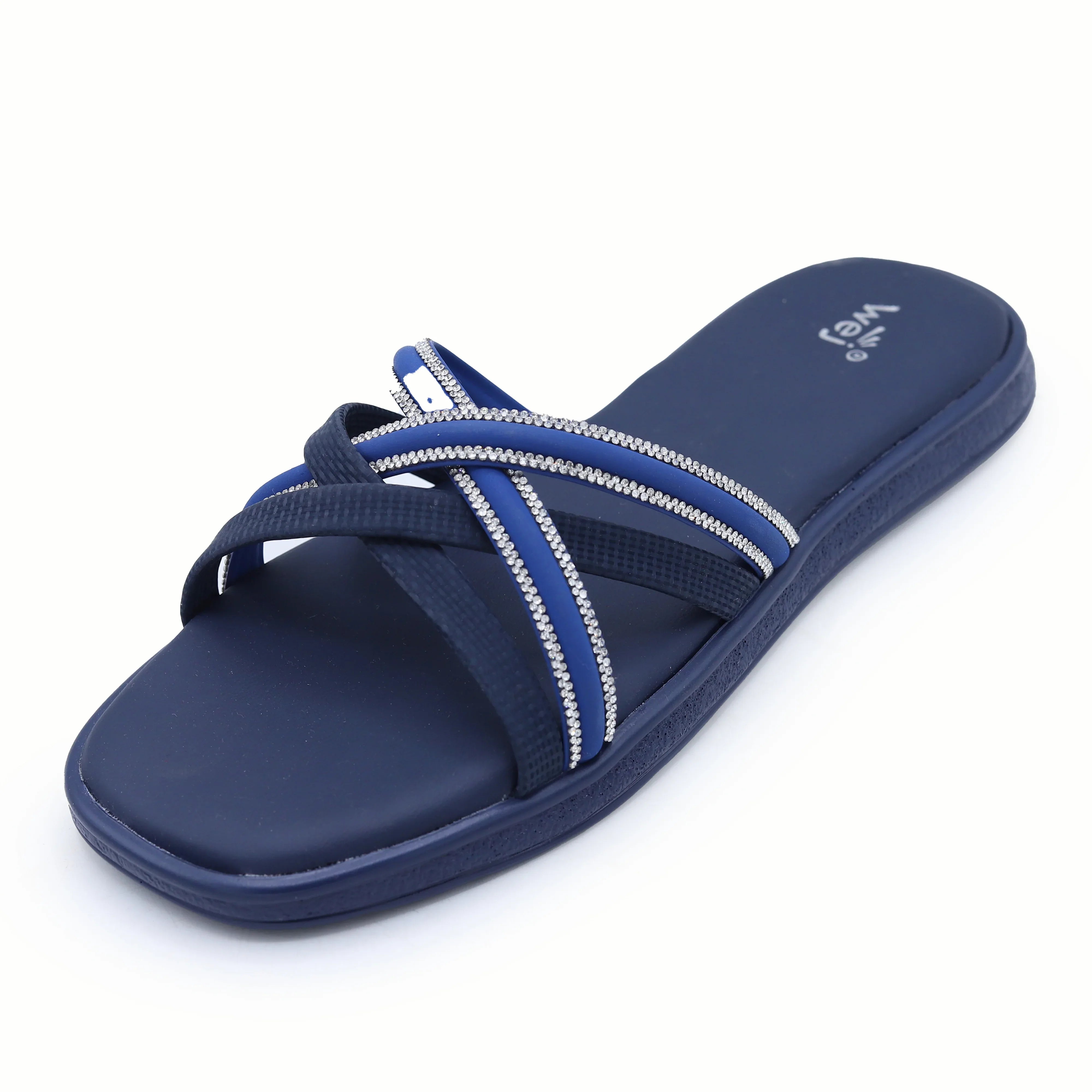 Crystal Trim Flat 8003574 Navy