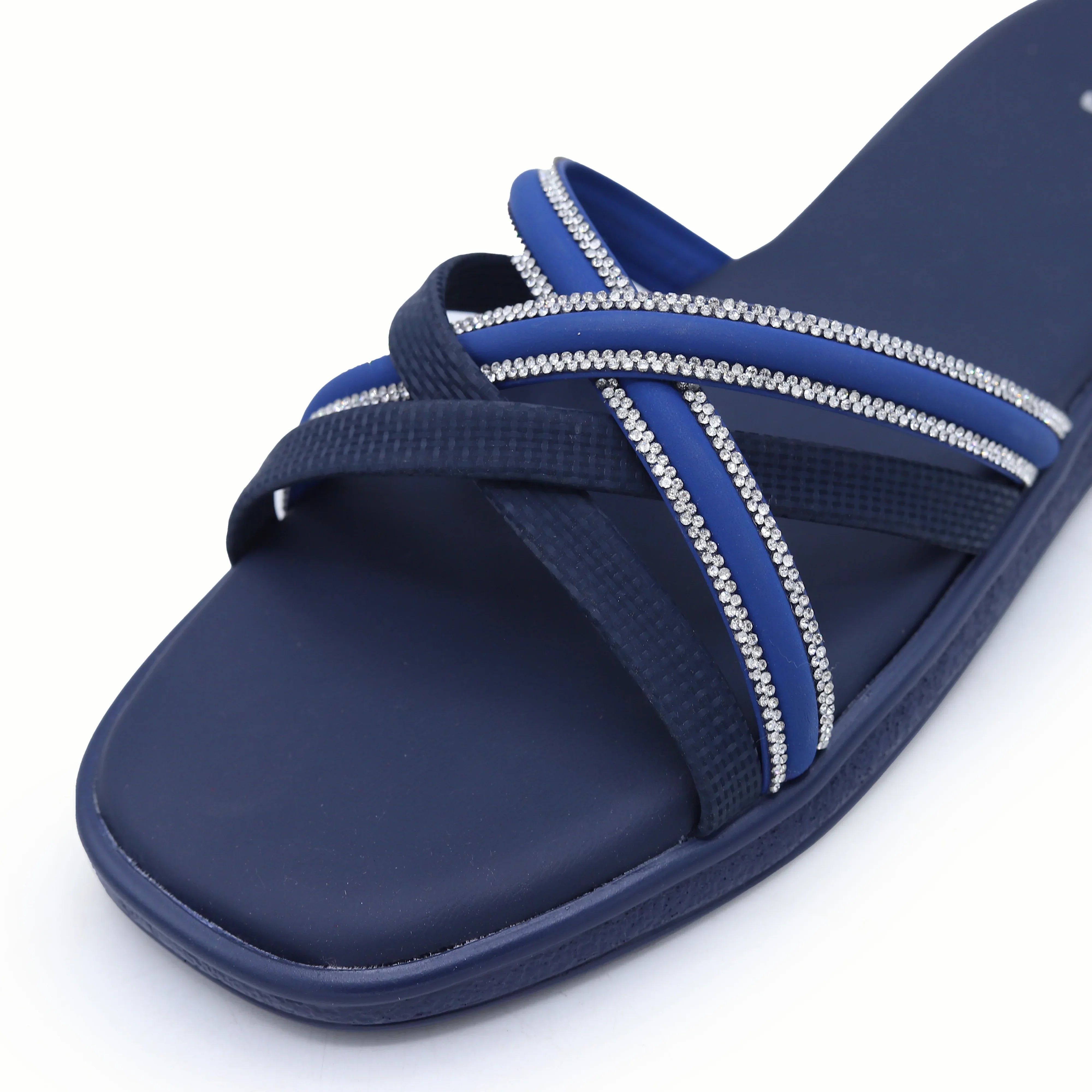 Crystal Trim Flat 8003574 Navy