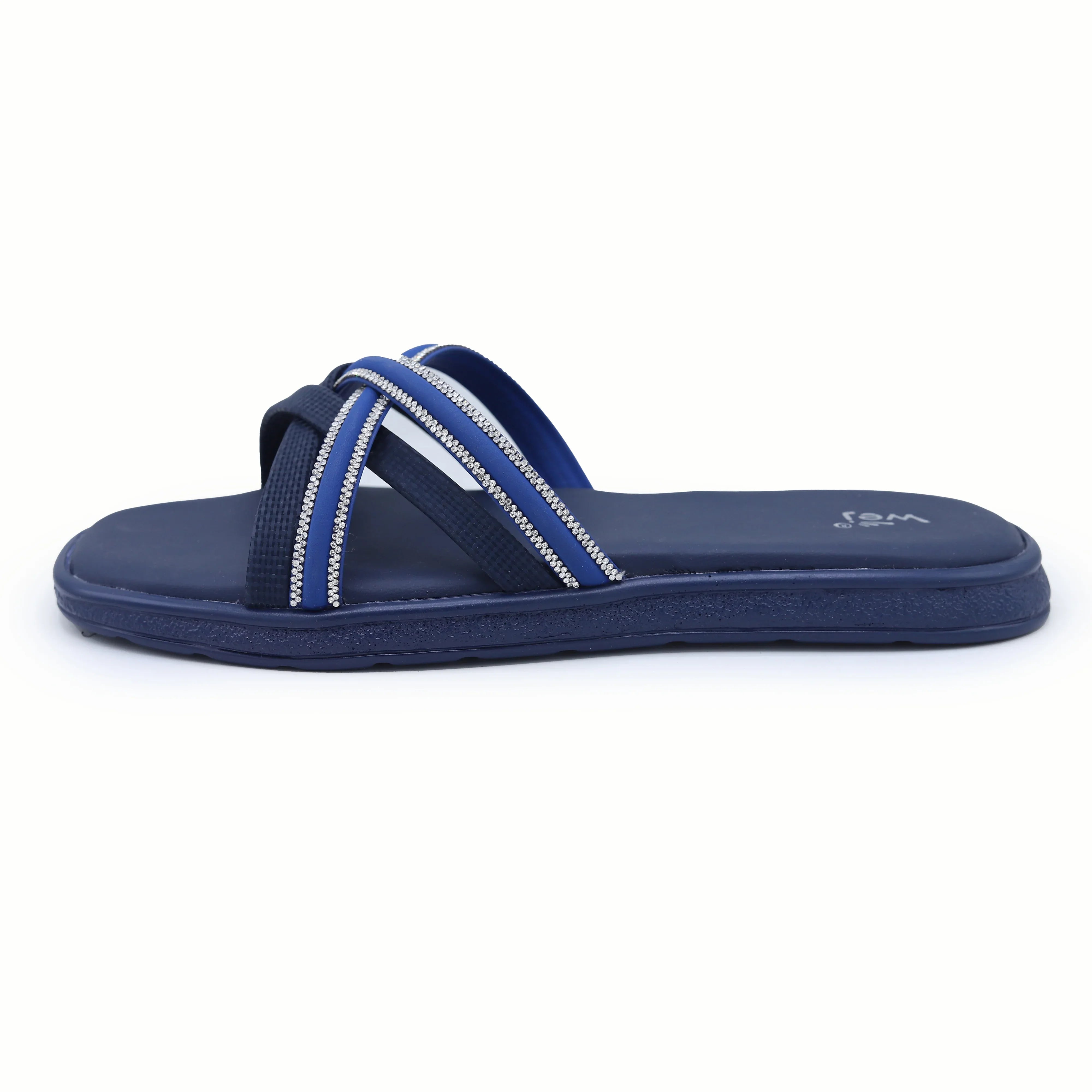 Crystal Trim Flat 8003574 Navy