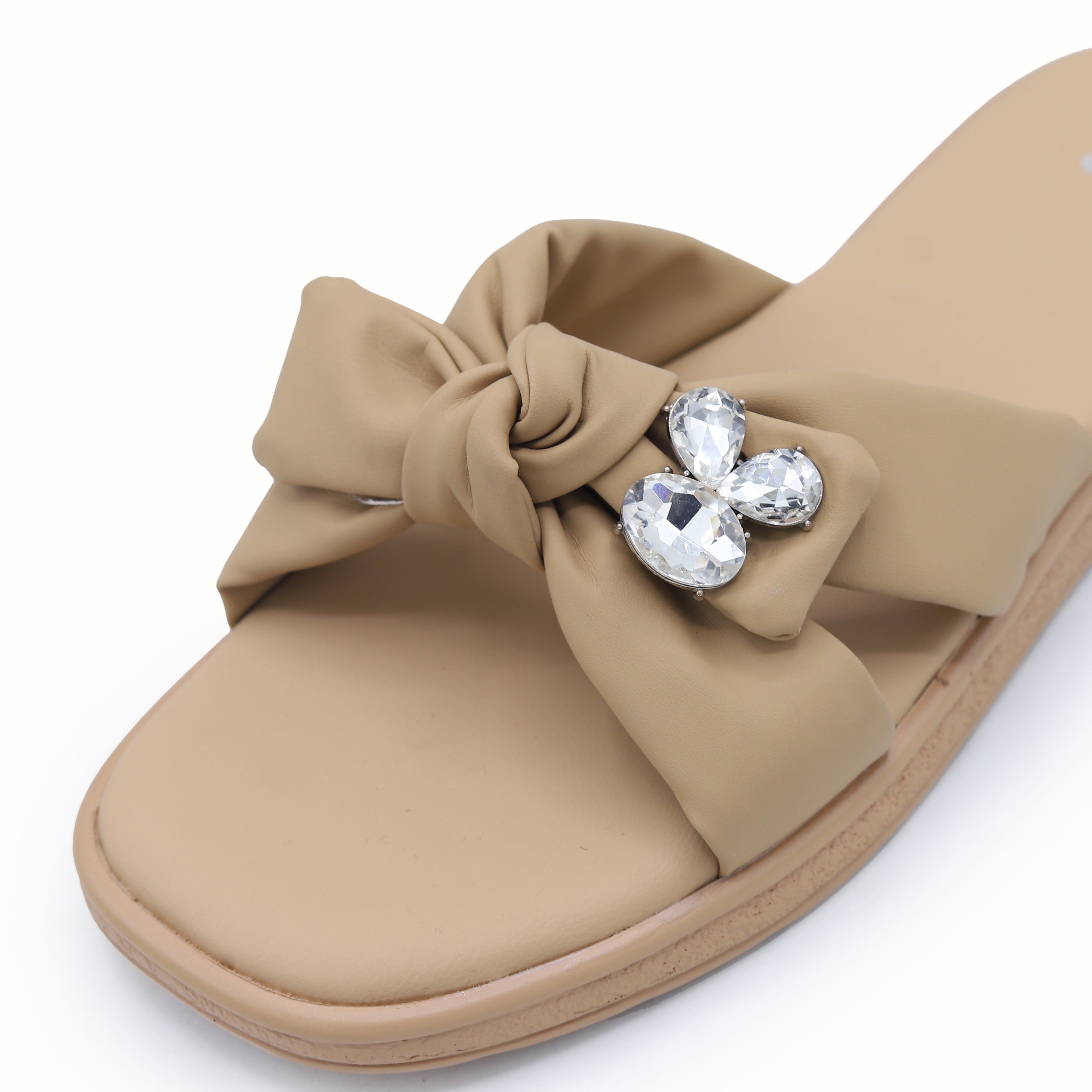 Crystal Bow Flat 8003576 Beige