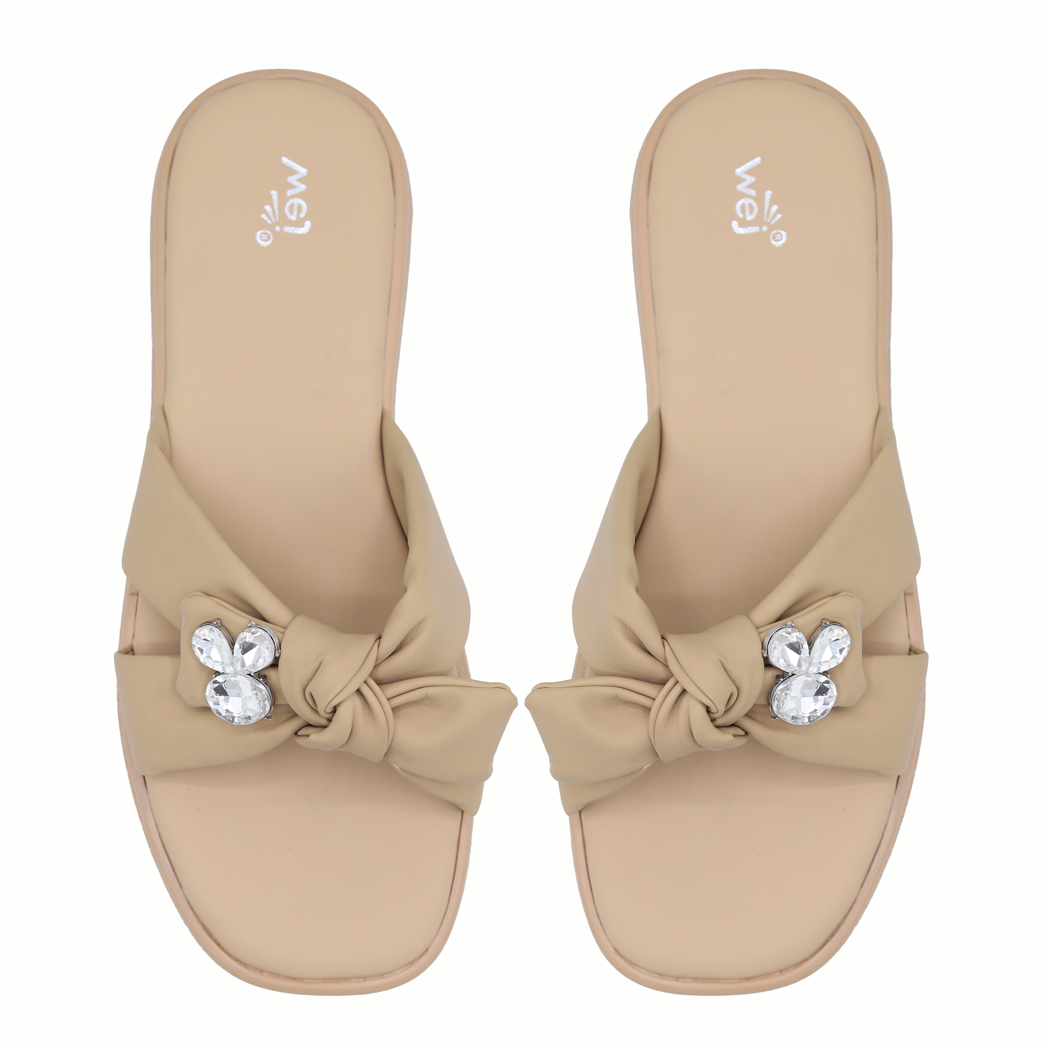 Crystal Bow Flat 8003576 Beige