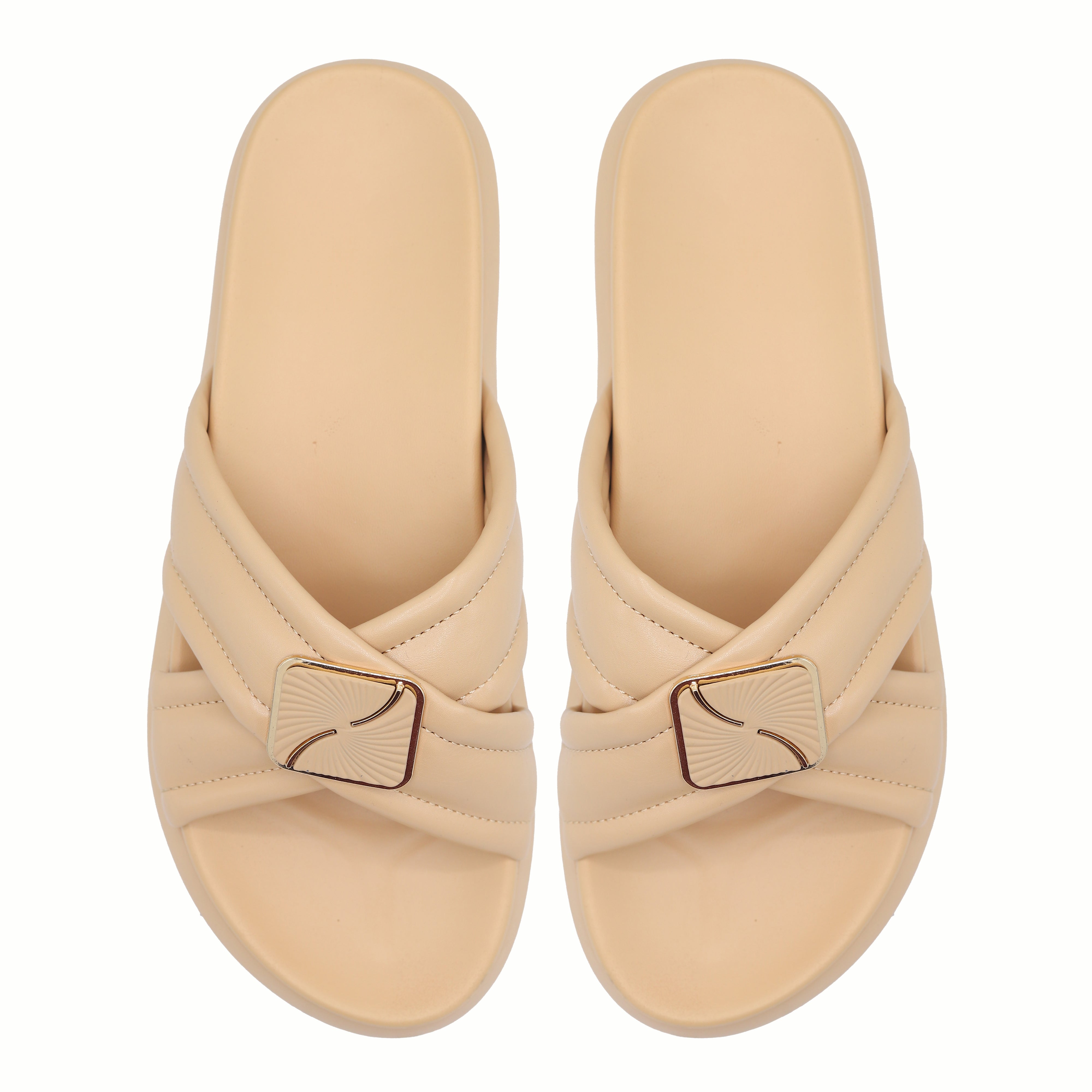 Puffer Crisscross 8003697 Beige