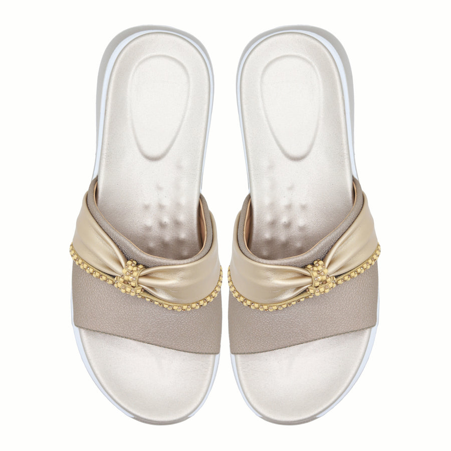 Women's Slippers | Gold | 8003660