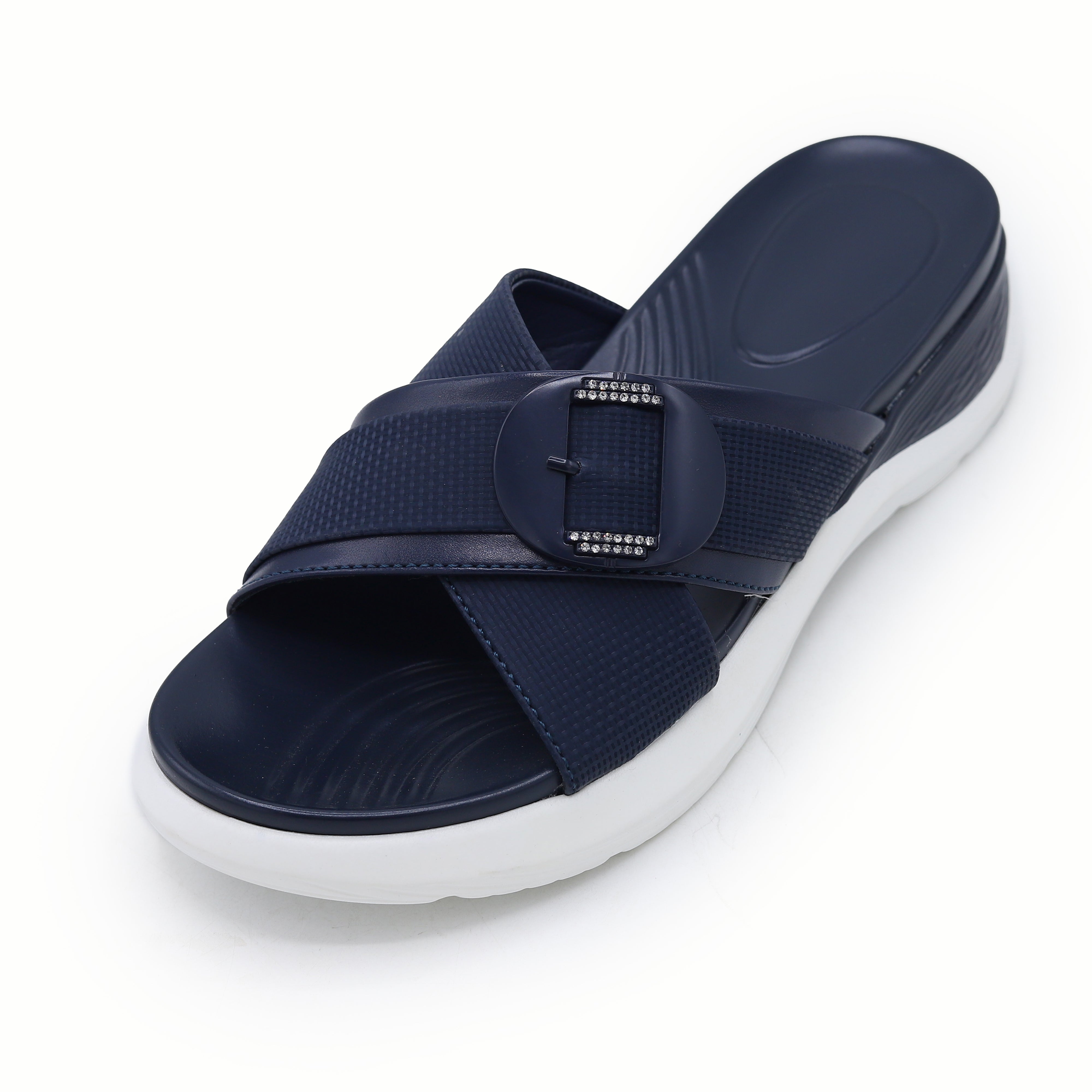 Crystal Bar Buckle 8003673 Navy
