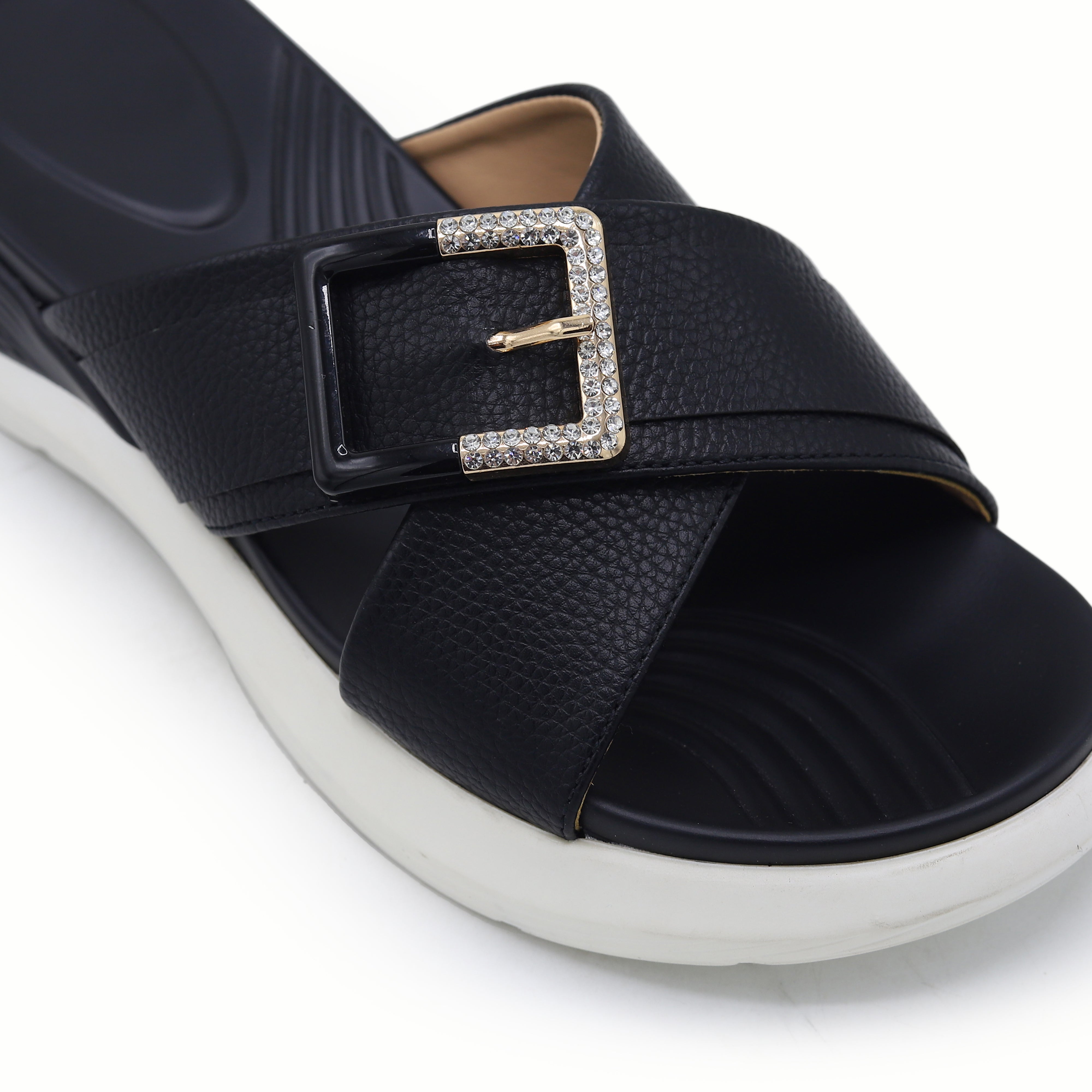 Crystal Pavé Buckle 8003675 Black