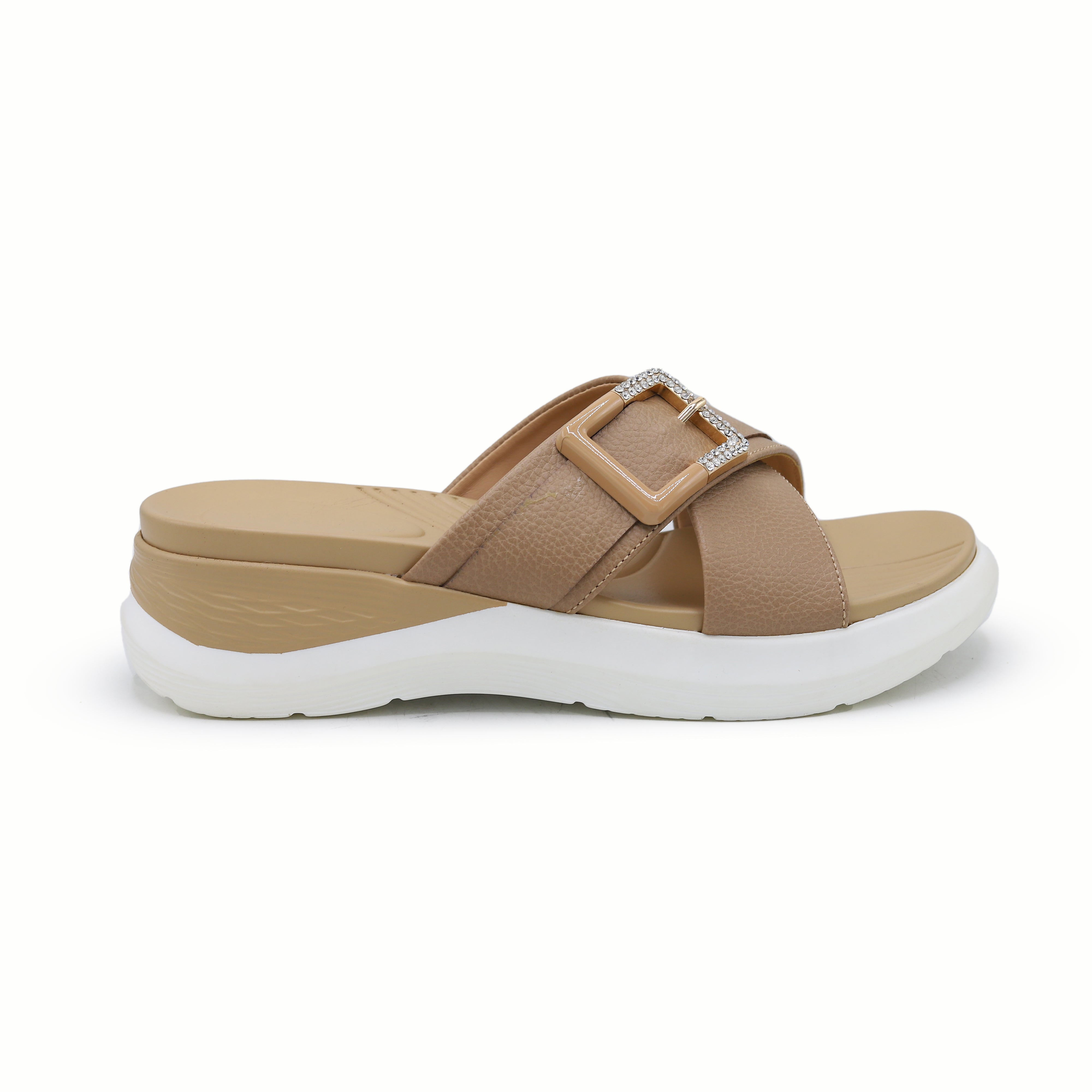 Crystal Pavé Buckle 8003675 Beige