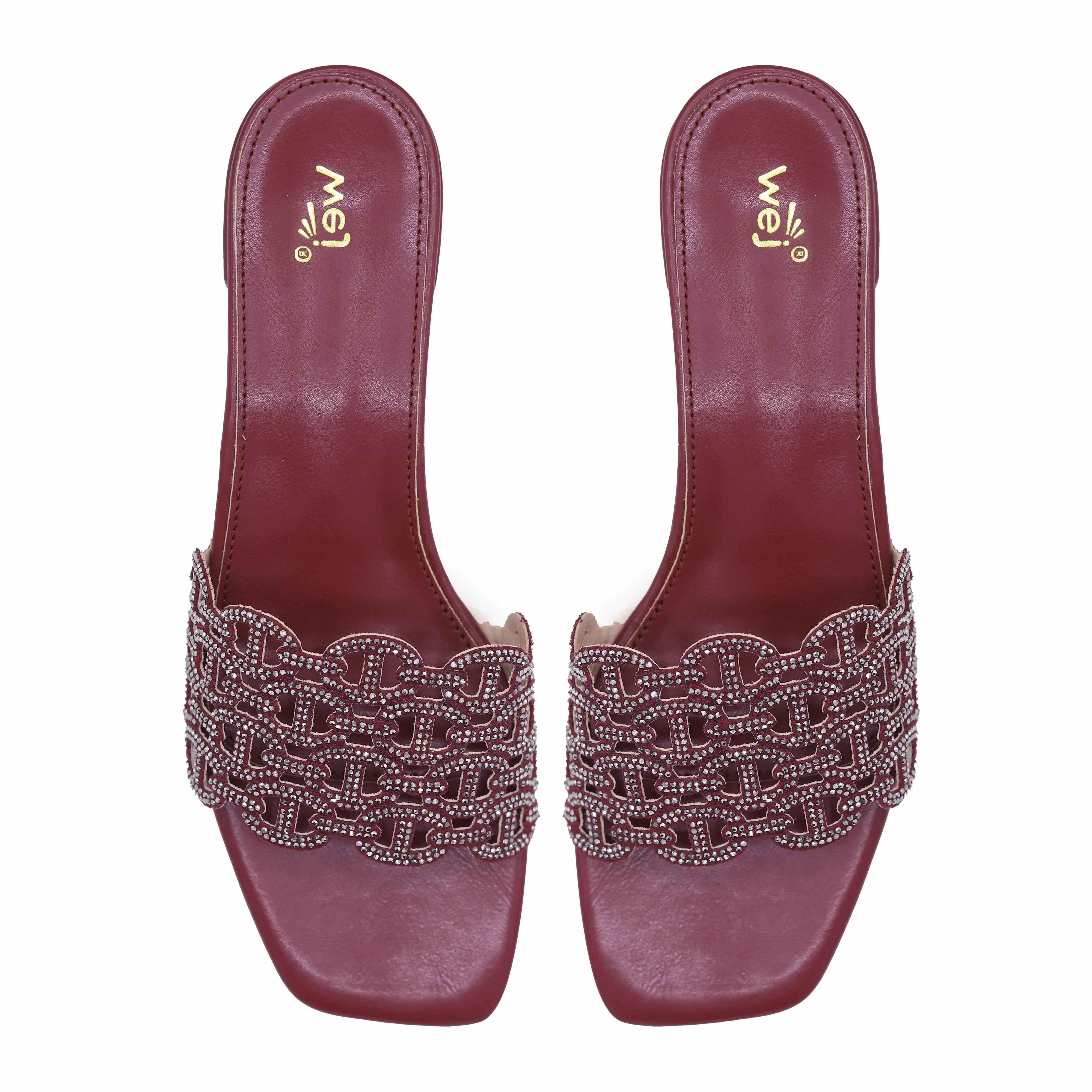 Crystal Chain-Link 8103117 Maroon