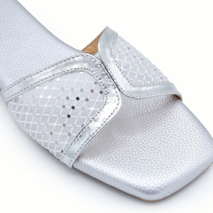Women's Flat | Silver | 8003712
